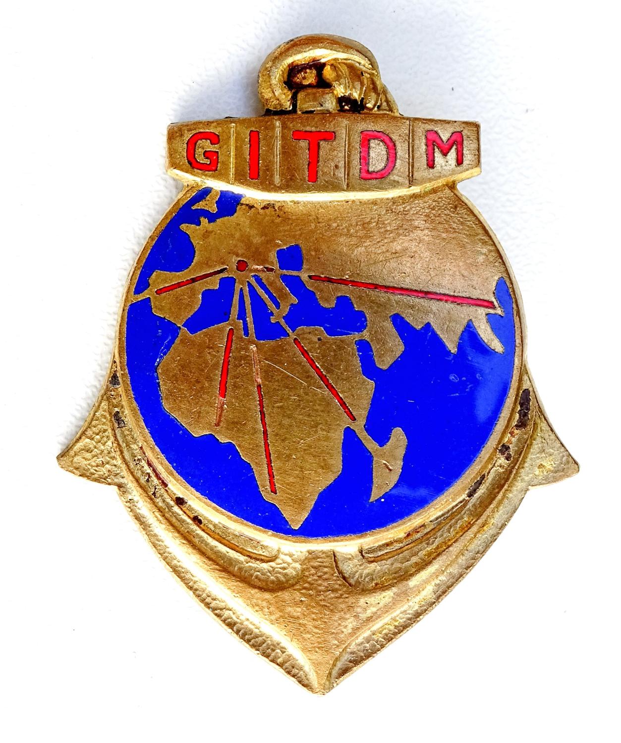 Insigne Groupe d’Instruction des Troupes de Marine  Drago, émail