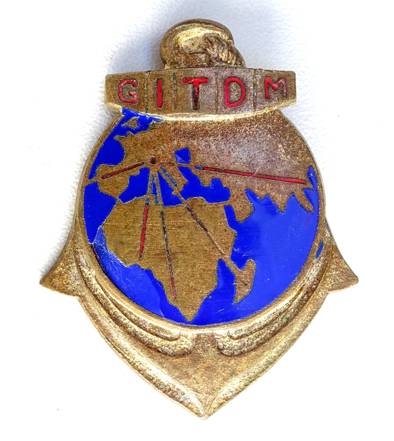 Insigne Groupe d&rsquo;Instruction des Troupes de Marine  Drago, une pastille
