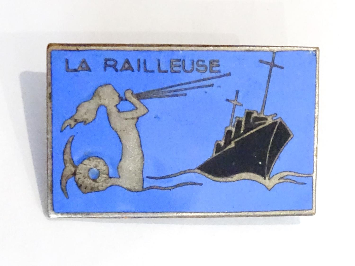 Insigne Torpilleur La Railleuse.  1928-1940. ABPD