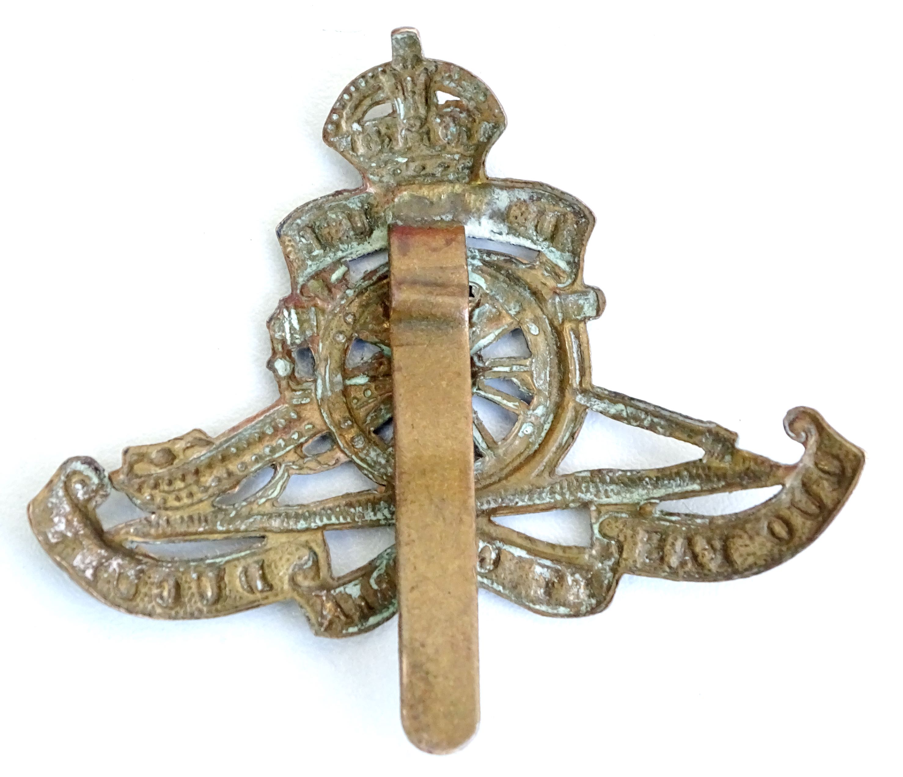 Insigne de casquette Royal Artillery 1914-1918