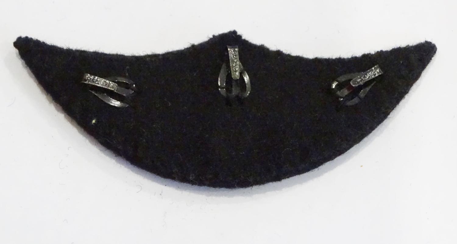 Insigne de casquette officier Arm&eacute;e de l&#039;air  Cannetille. Variante