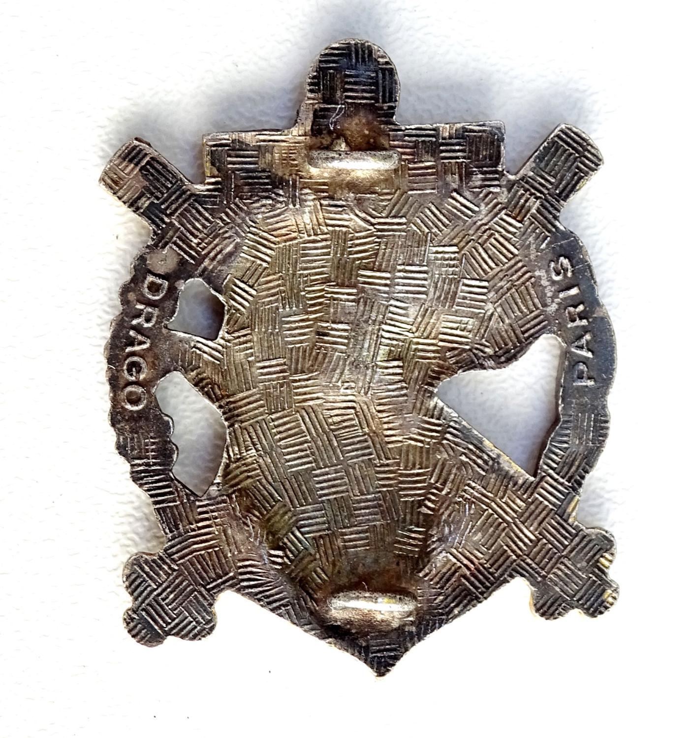 Insigne du 2&deg; R&eacute;giment d&rsquo;Artillerie Coloniale Drago Paris