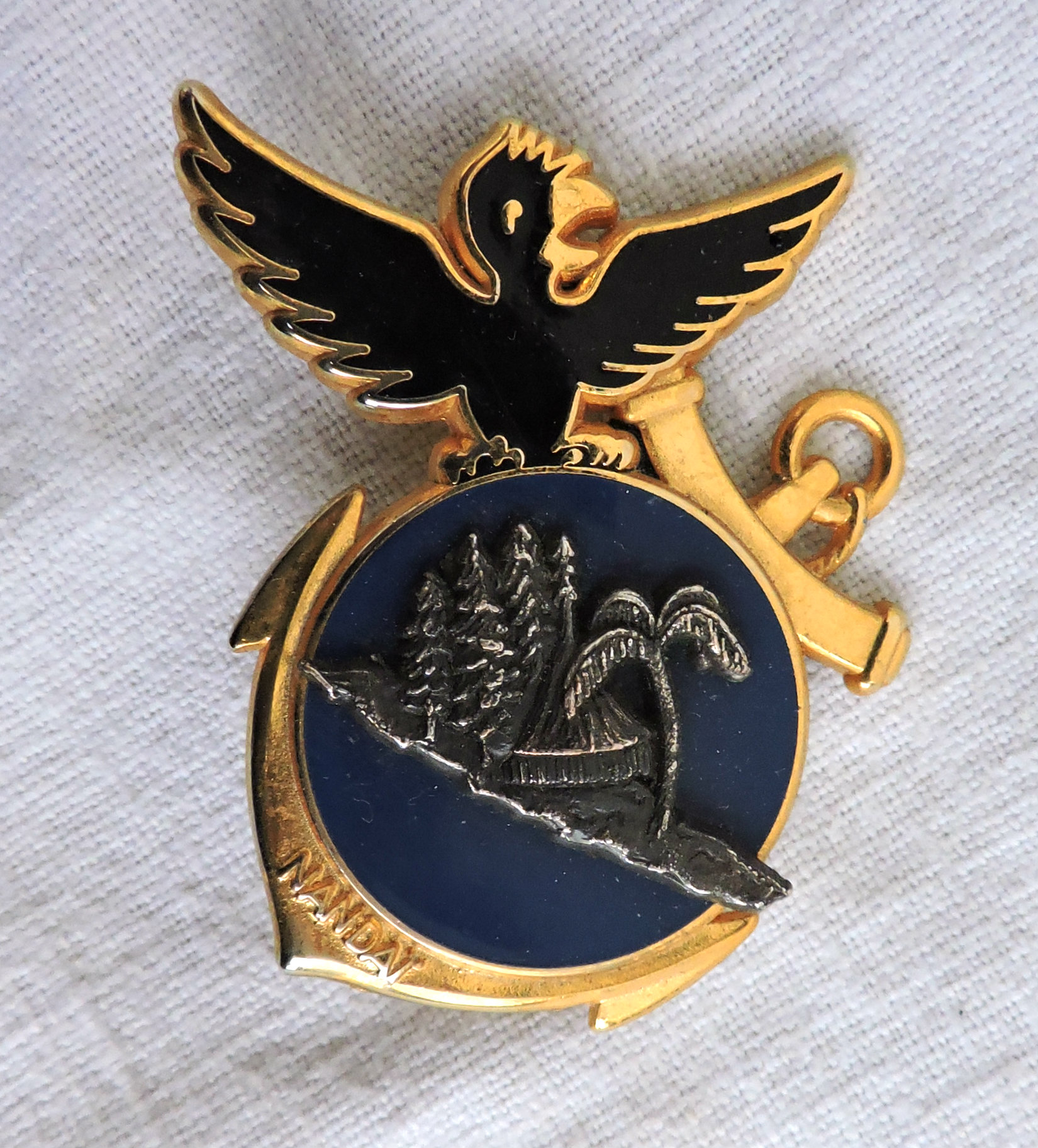 Insigne du R&eacute;giment d&#039;infanterie de Marine du Pacifique  Nanda&iuml;