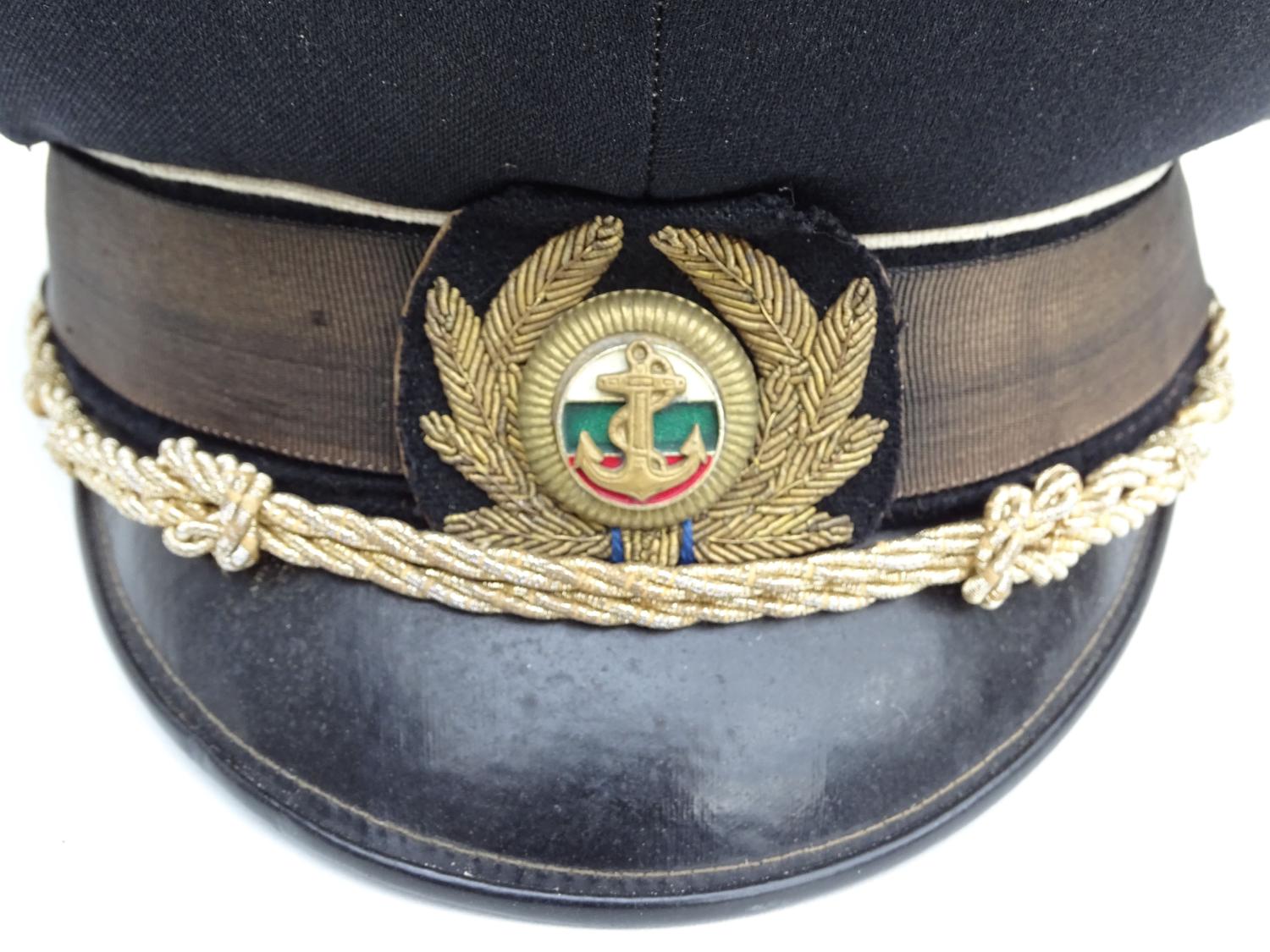 Bulgarian naval officer cap