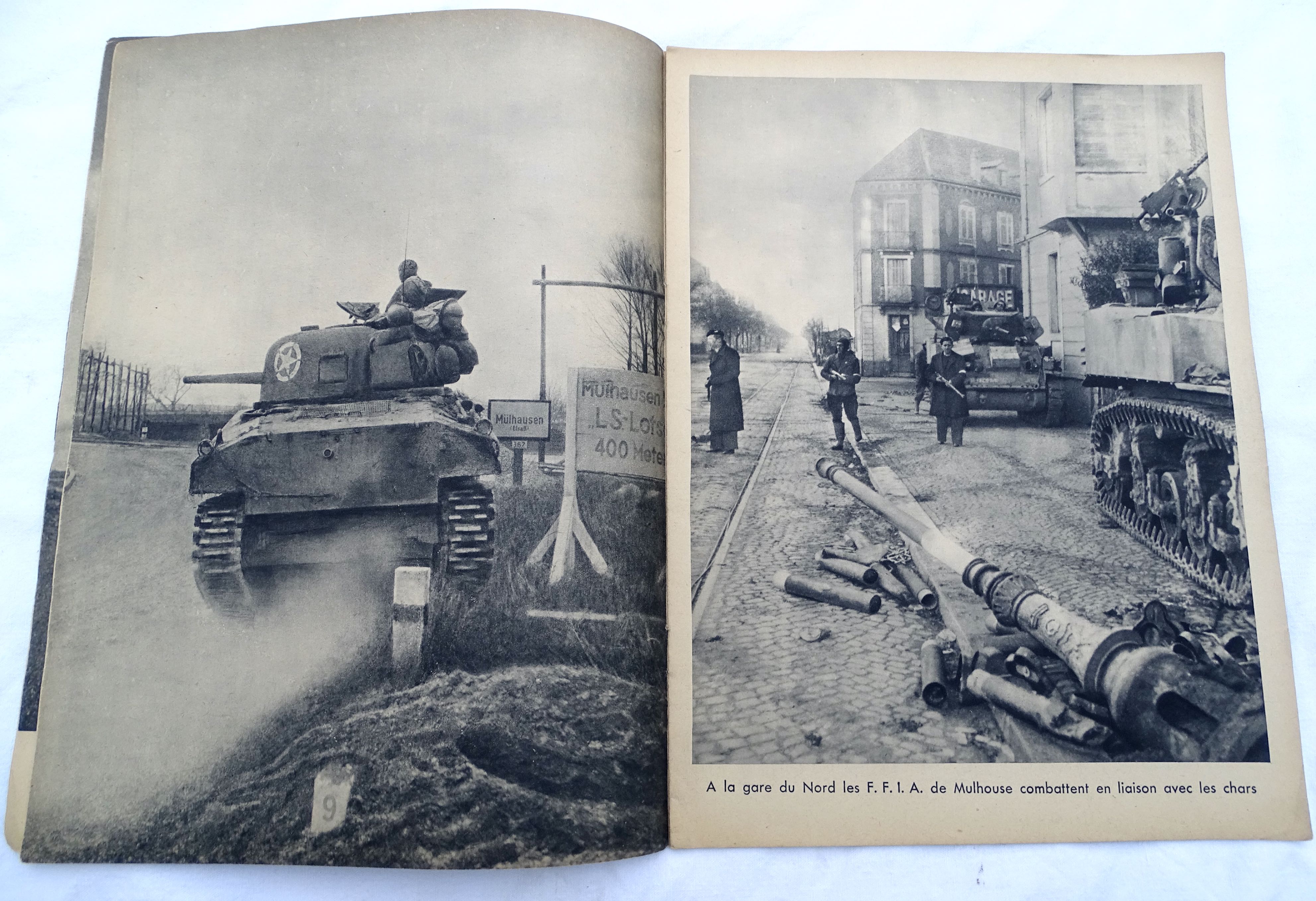 La lib&eacute;ration de Mulhouse Les &eacute;ditions Braun. Mars 1945