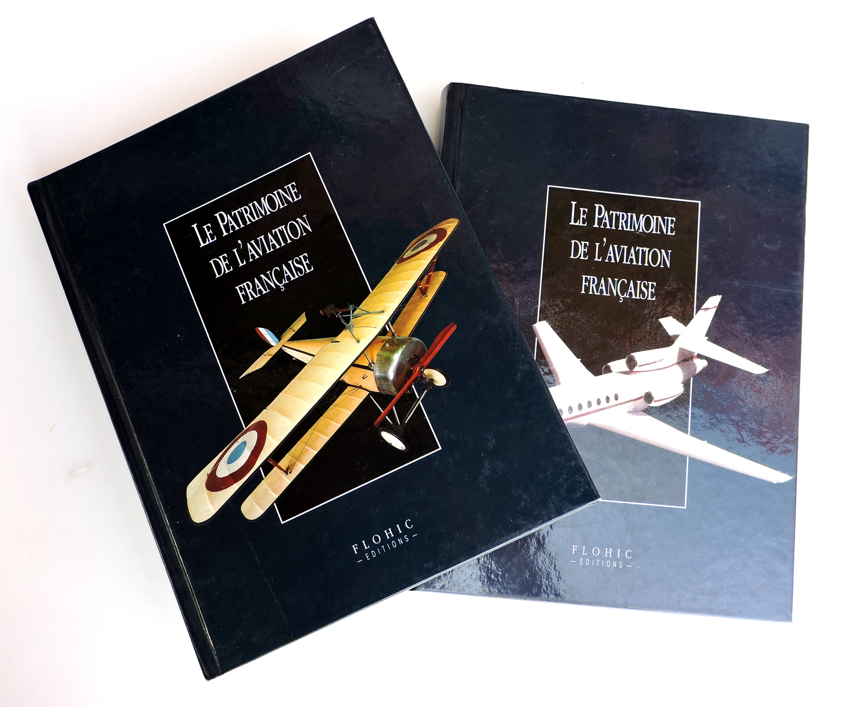 Le patrimoine de l&#039;aviation francaise Deux tomes Flohic &eacute;ditions
