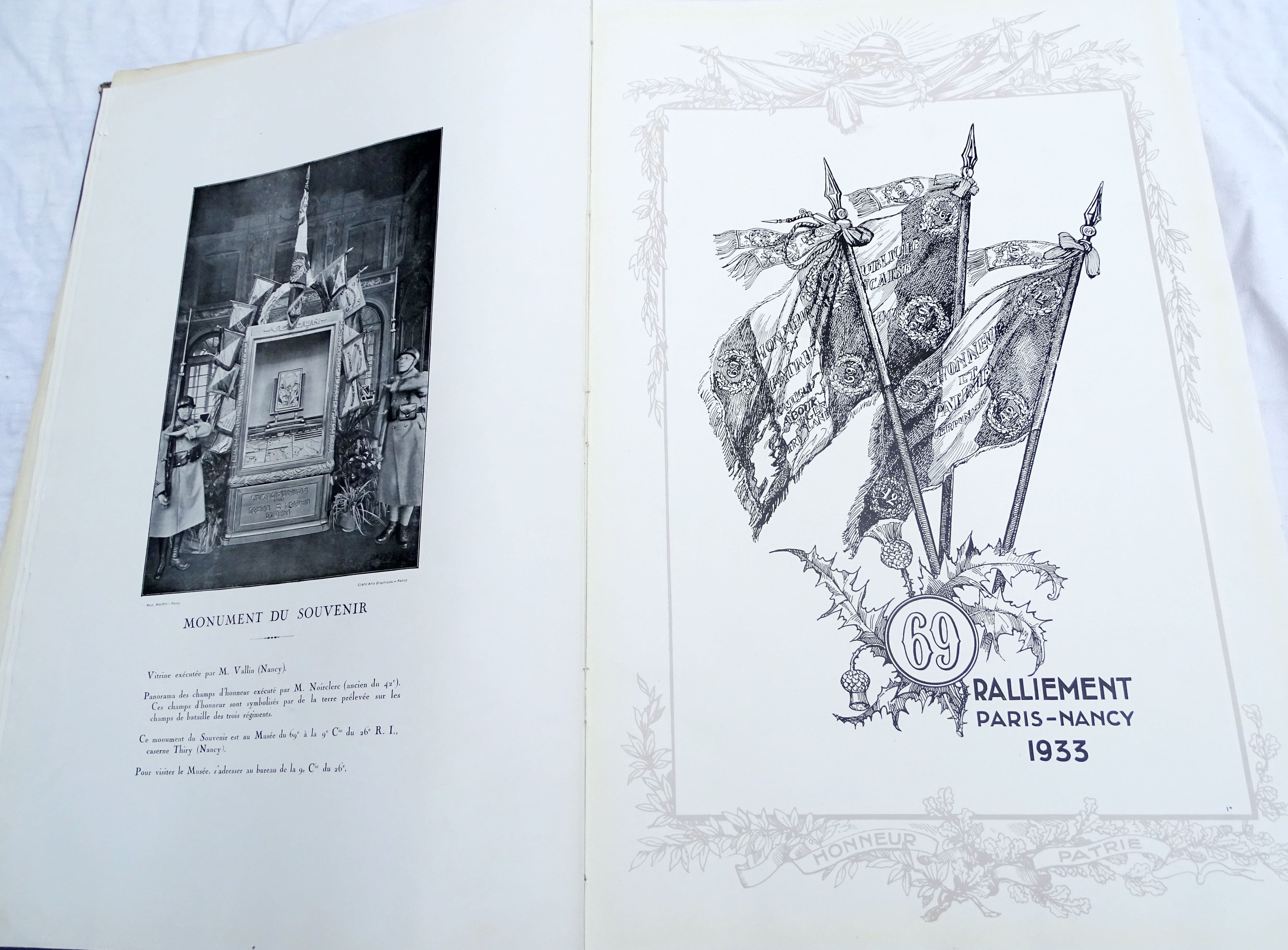 Livre d&#039;Or A la gloire des 69&deg; et 269&deg; d&#039;Infanterie et 42&deg; R.I.T.  1914-1918