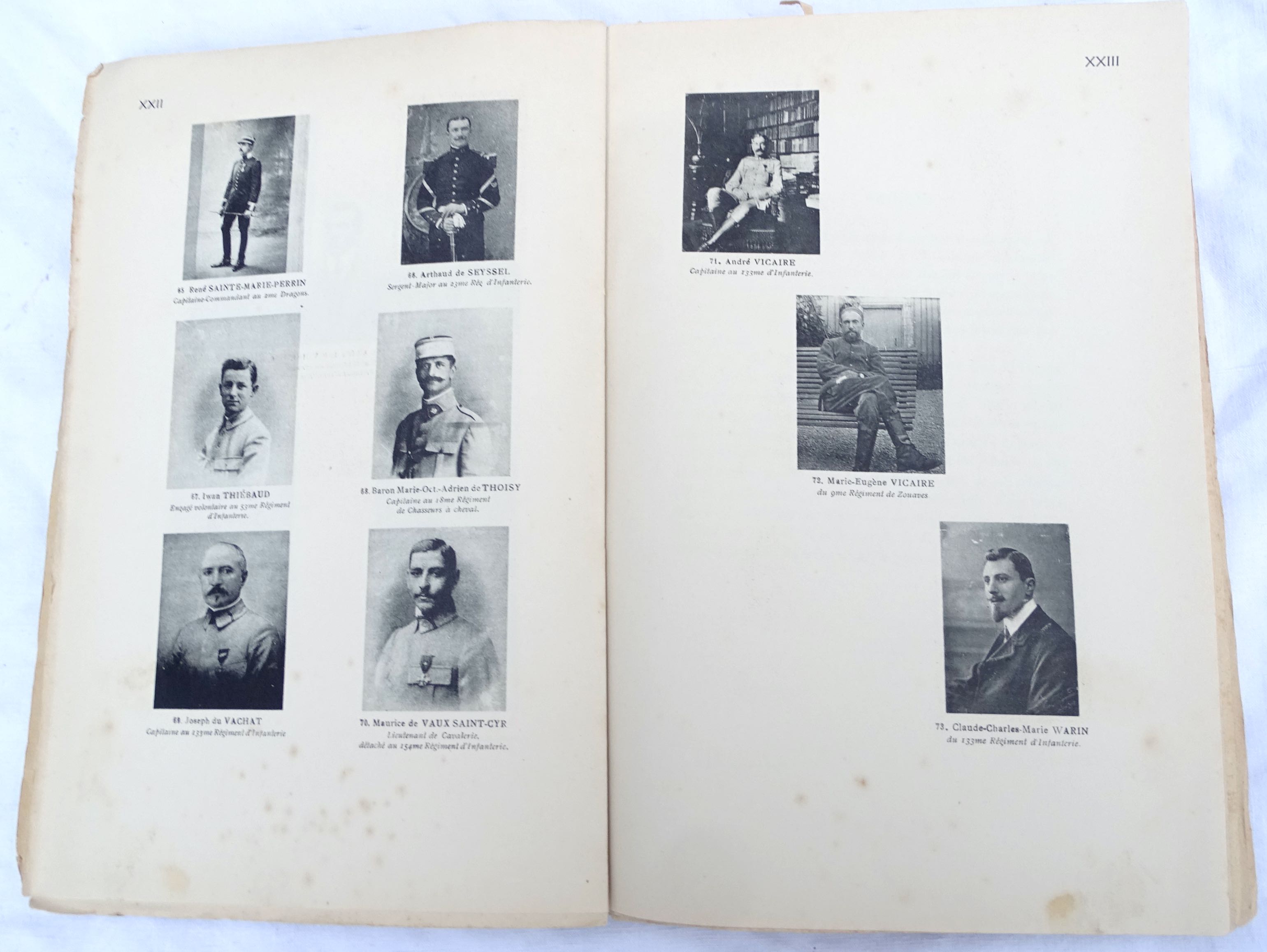 Livre d&#039;or du Bugey Historique du 133&deg; RI, 333&deg; RI, 56&deg; RIT 1914-1918