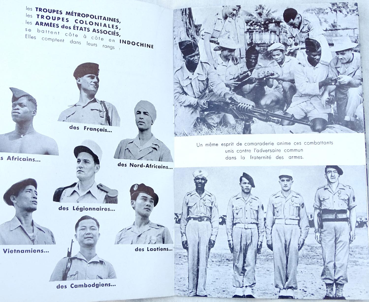 Livret de propagande  Nos soldats d&#039;Indochine