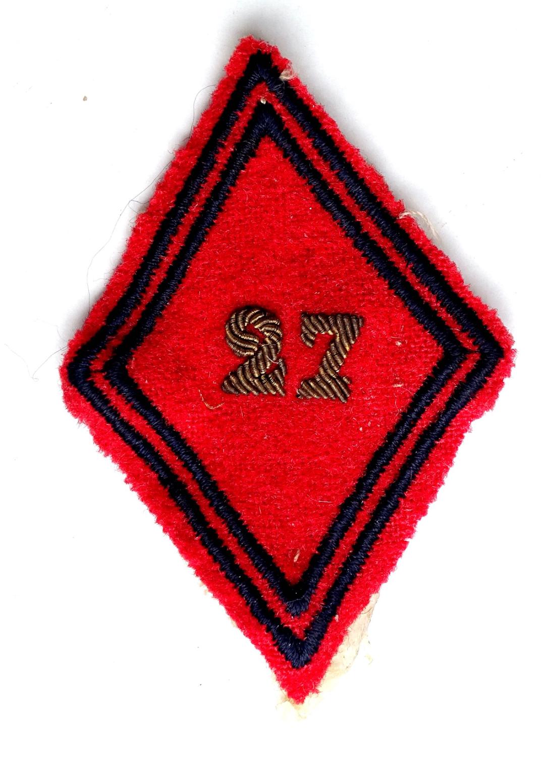Losange 27&deg; R&eacute;giment d&#039;Artillerie Officier