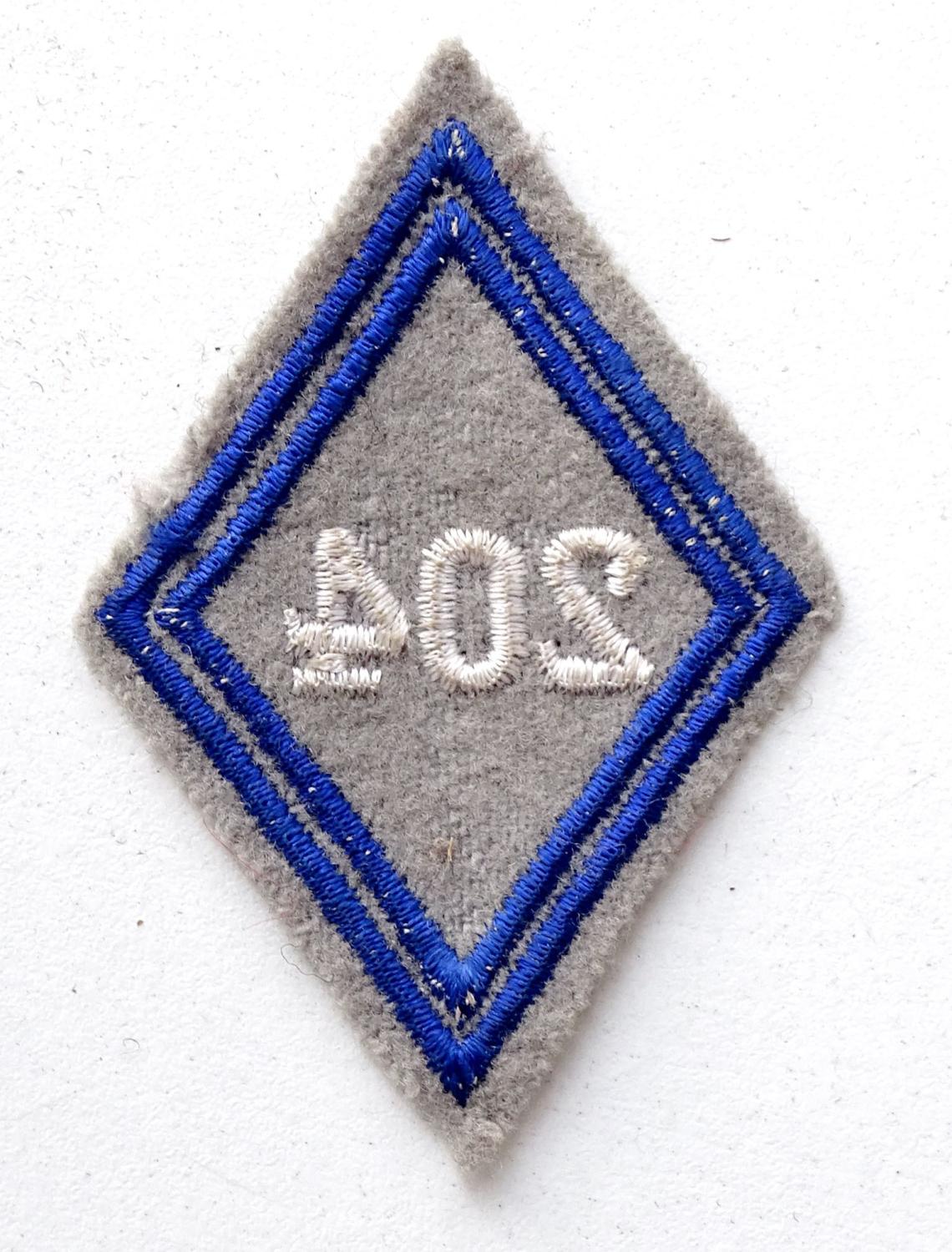 Losange Mle 45. 204&egrave;me Bataillon du Mat&eacute;riel  Rastatt