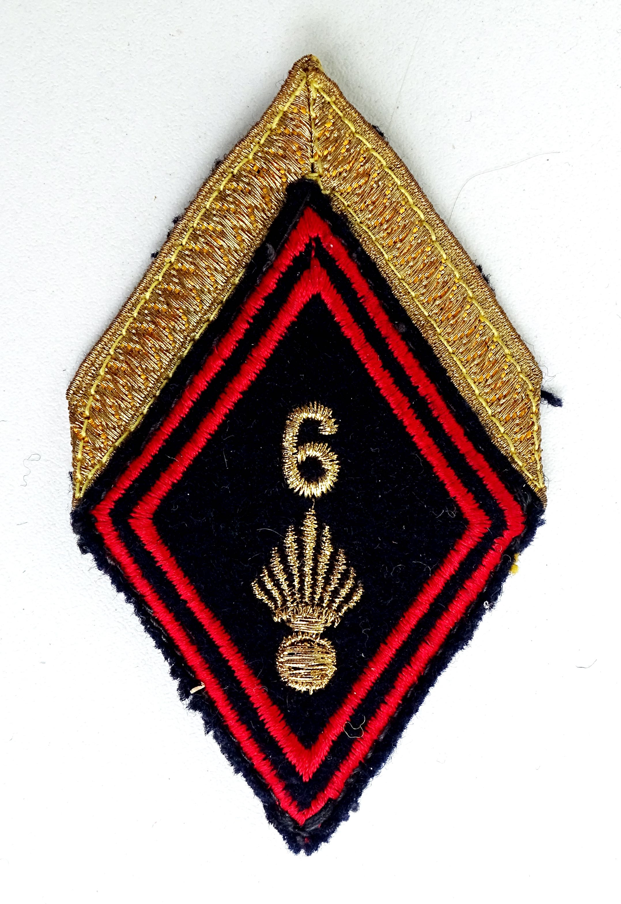 Losange Sergent du 6&egrave;me R&eacute;giment d&#039;Infanterie