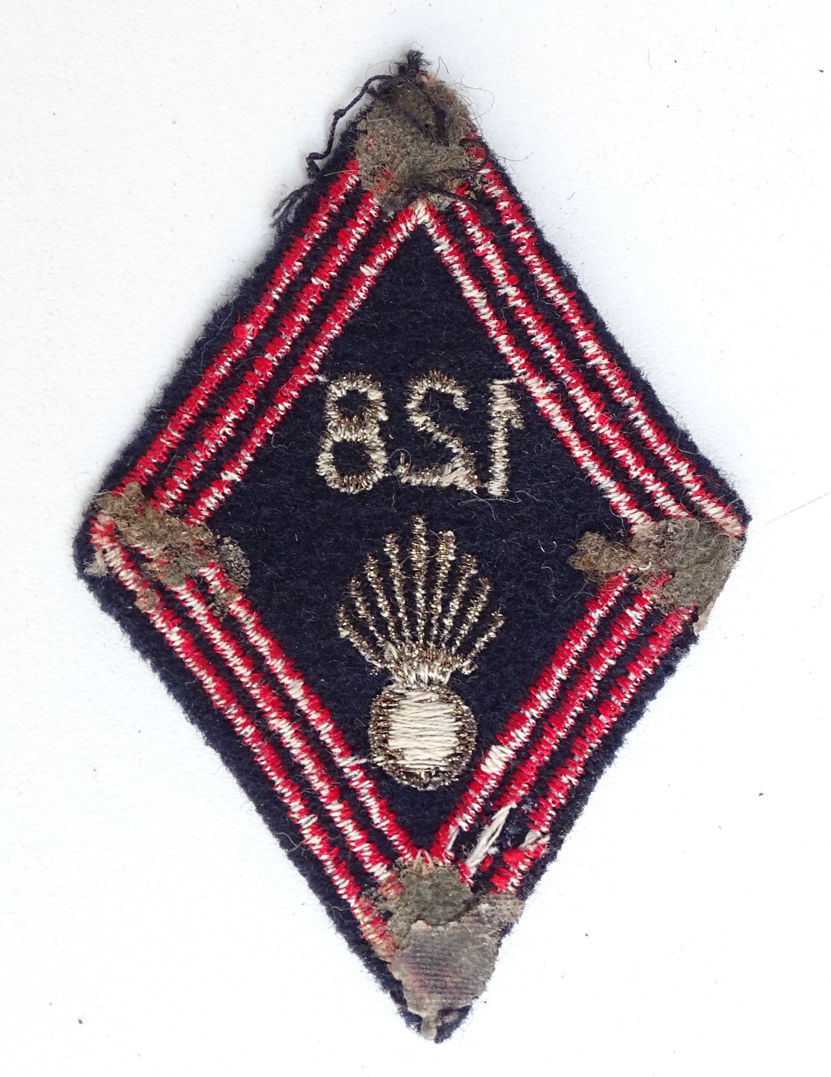 Losange sous officier 128&egrave;me Bataillon d&#039;Infanterie Afrique du Nord