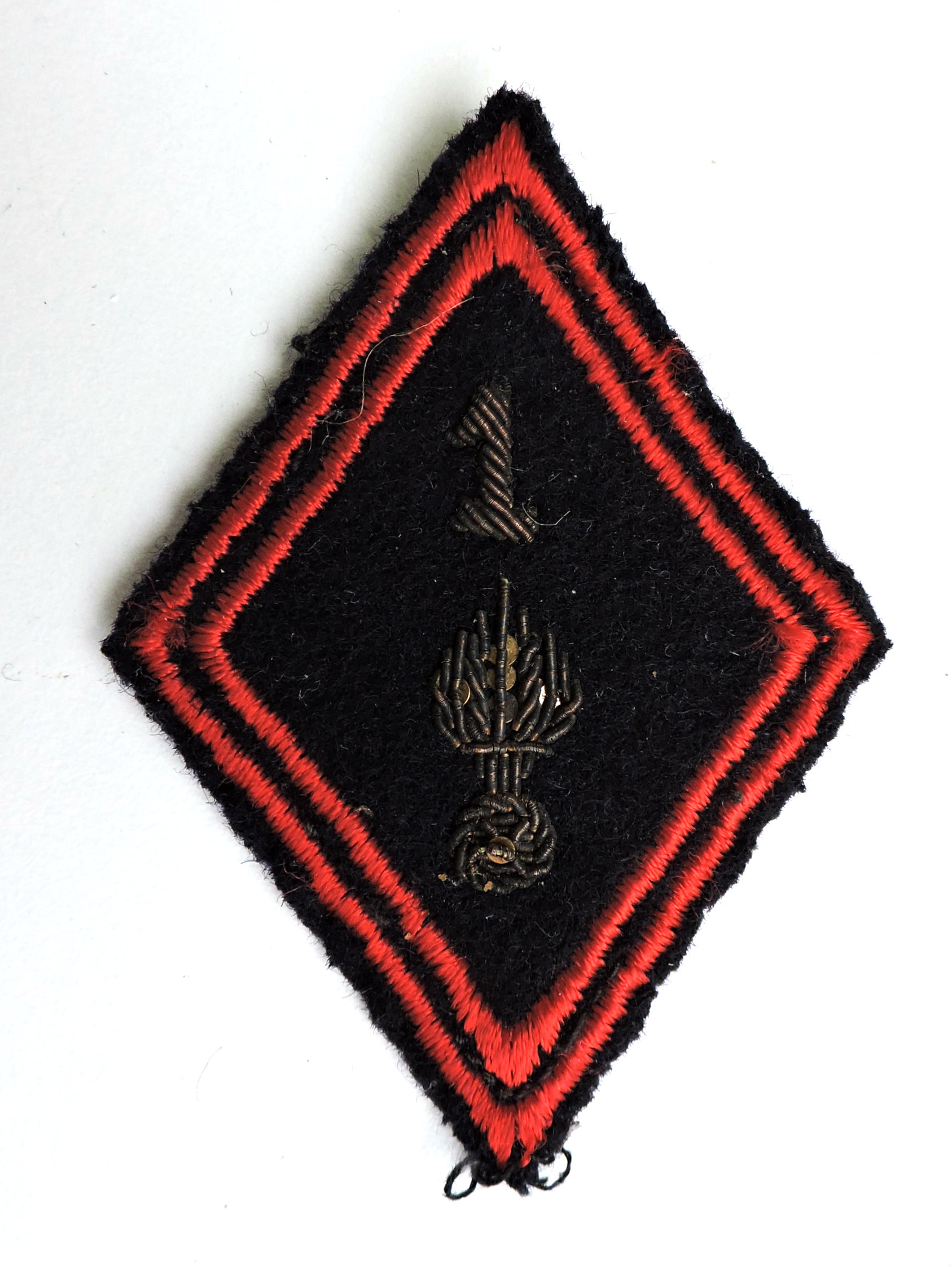 Losange officier 1&deg; R&eacute;giment d&#039;Infanterie