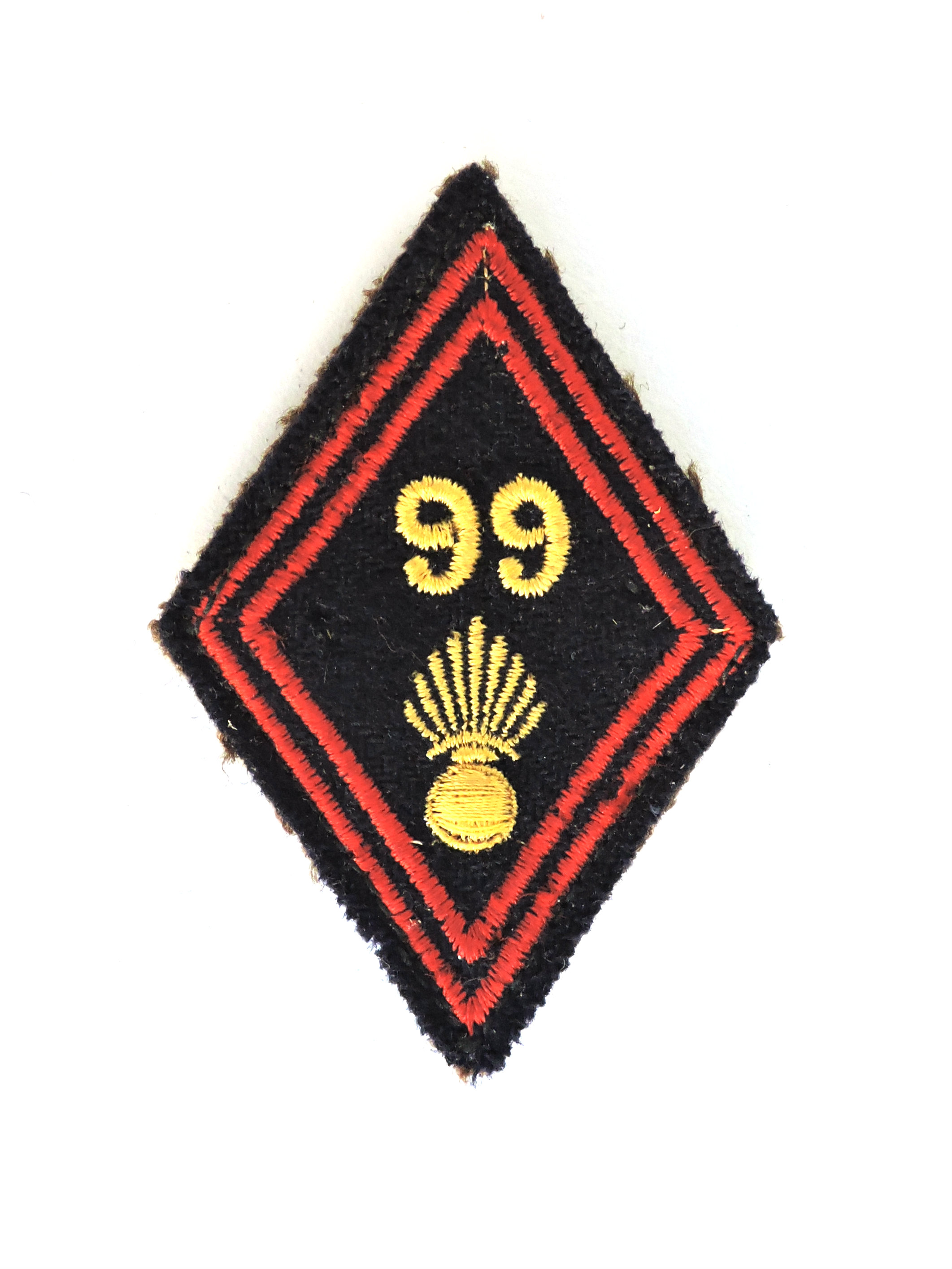 Losange sous officier 99&deg; R&eacute;giment d&#039;Infanterie