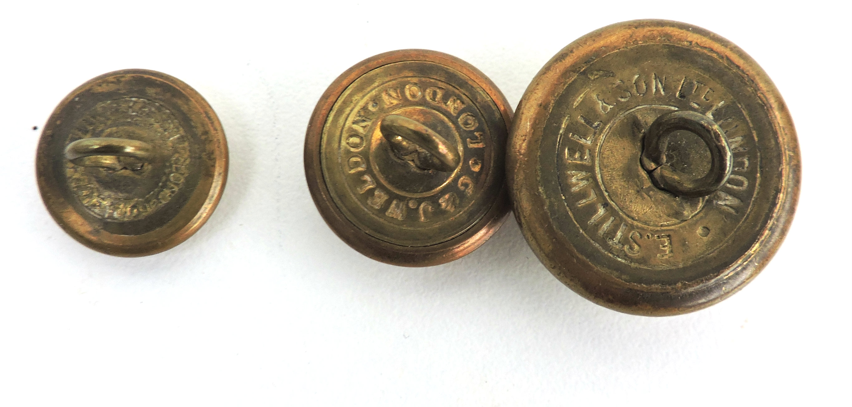 Lot de 38 boutons Army Service Corps Grande Bretagne 1914-1918