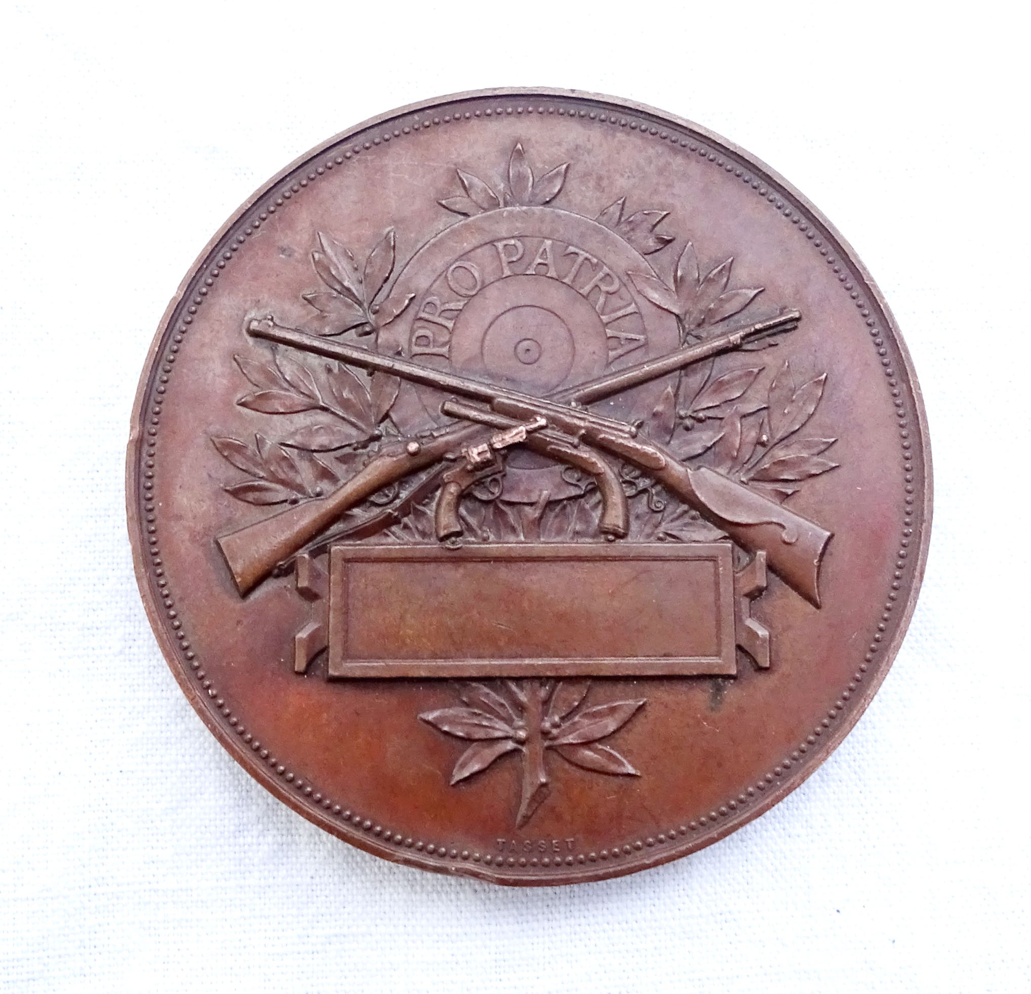 Médaille Société de Tir du 109° Régiment Territorial Vienne Isère par Tasset