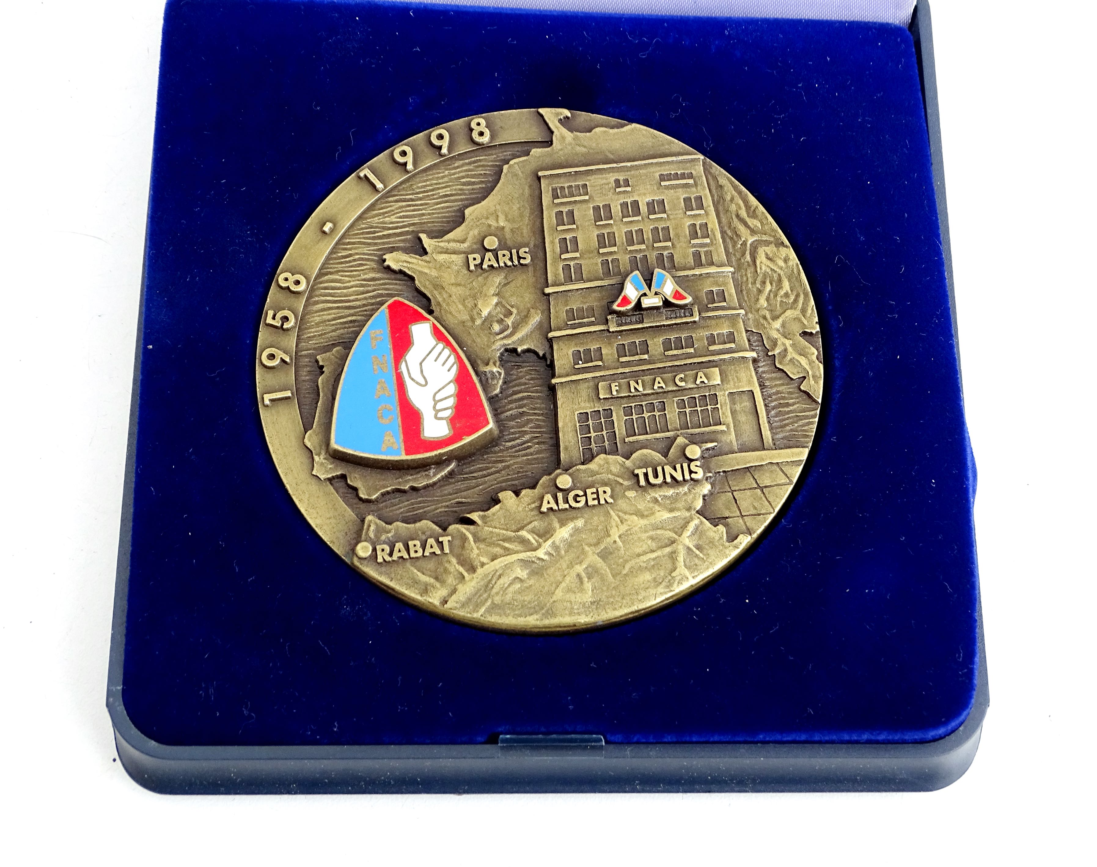 Médaille de la FNACA 1958-1998  40ème anniversaire