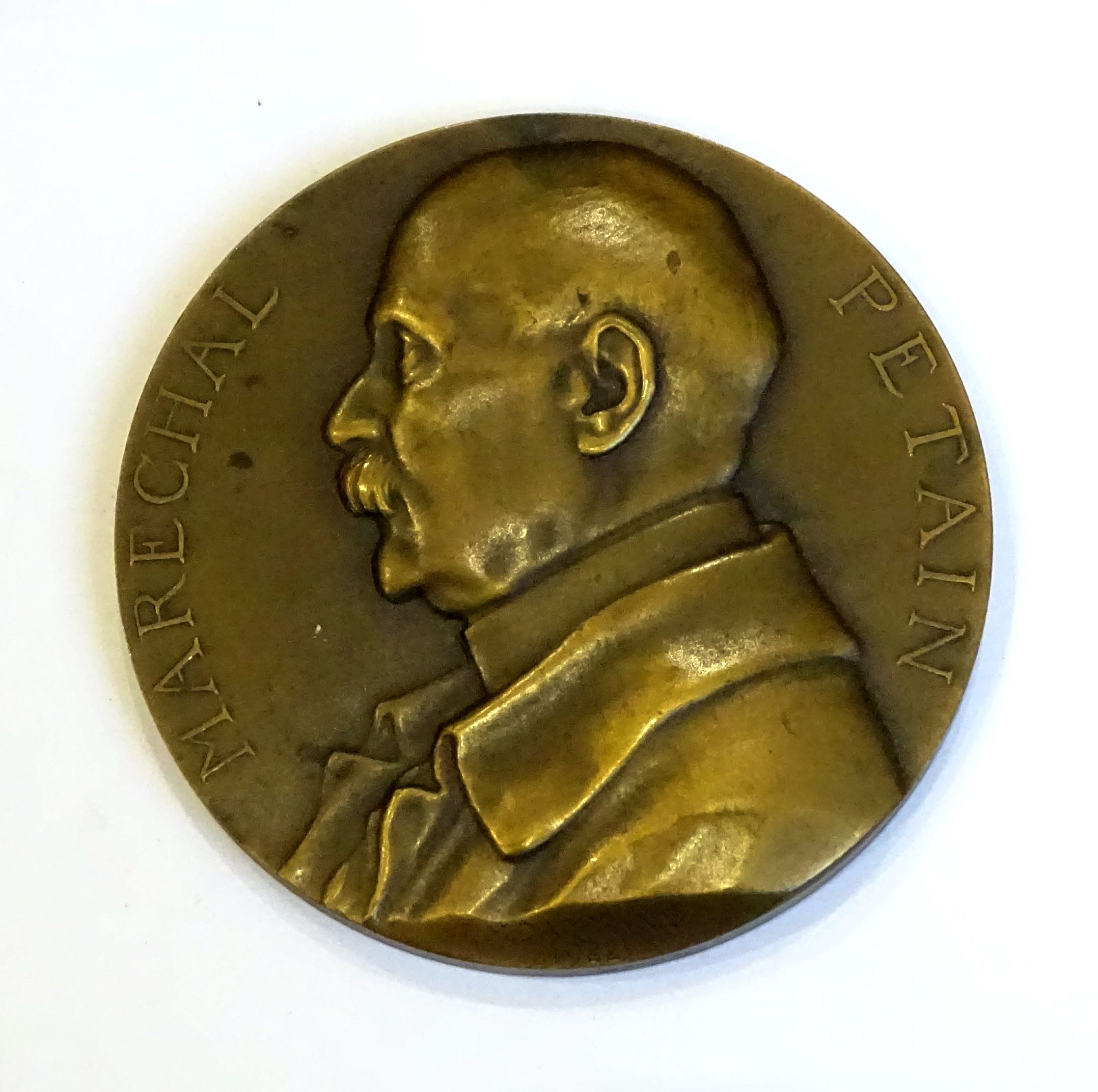 Médaille de table  Maréchal Pétain  16 Juin 1940