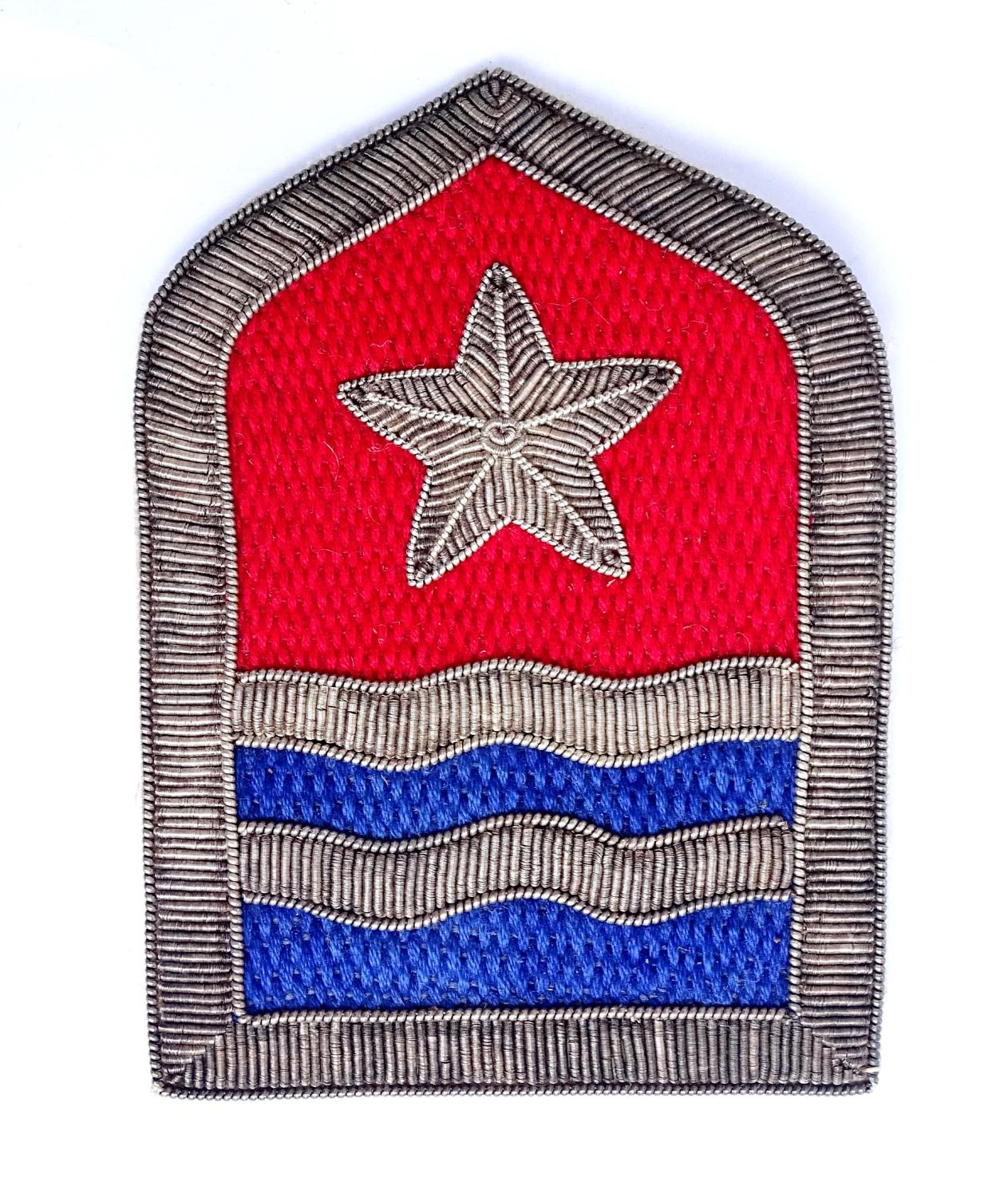 Patch U.S. Army  Middle East Command  Cannetille argent