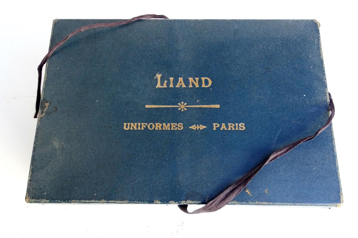 Paire d&#039;&eacute;paulettes de Lieutenant d&#039;infanterie Grande tenue  Liand Paris