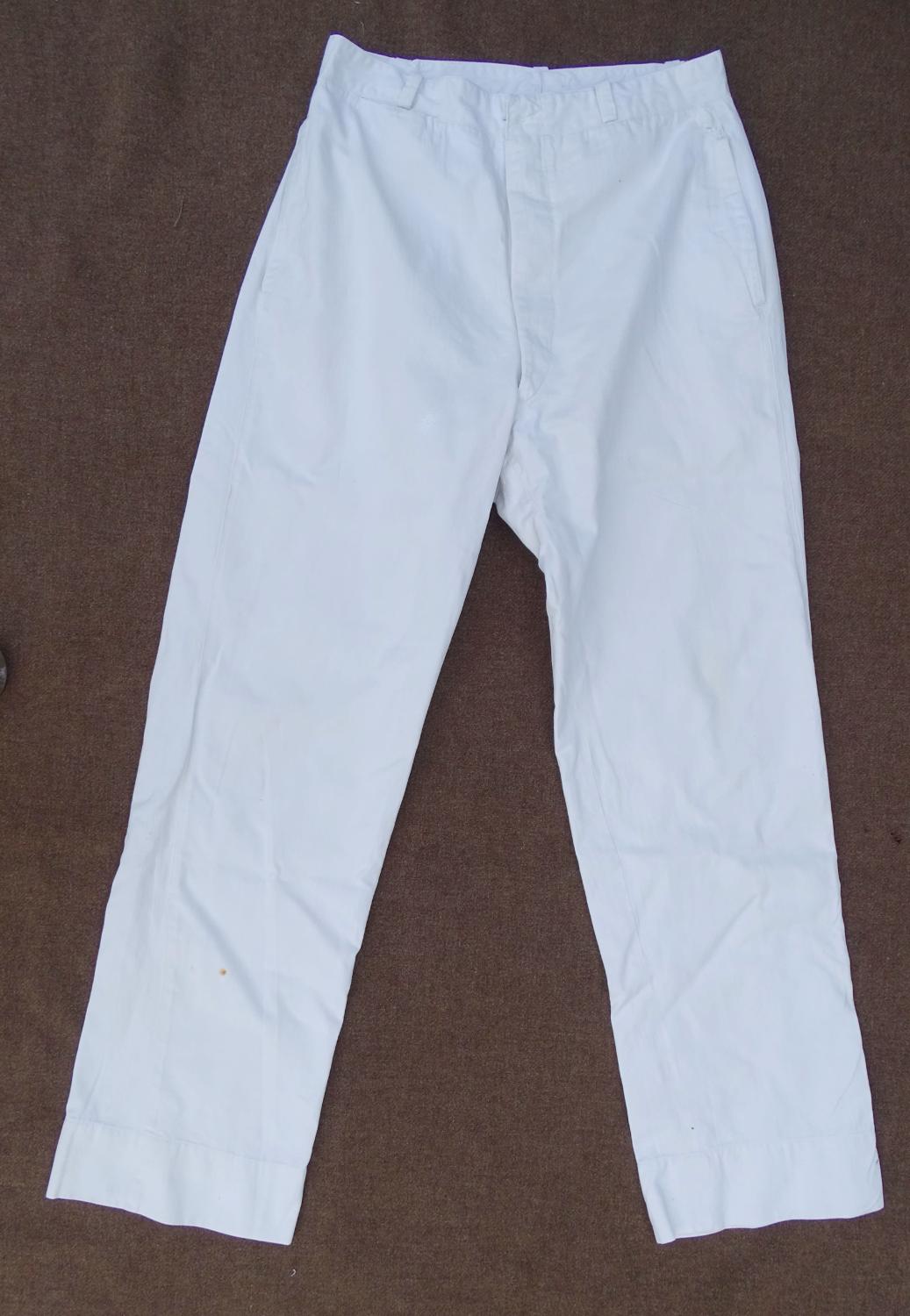 French colonial trousers Cotton