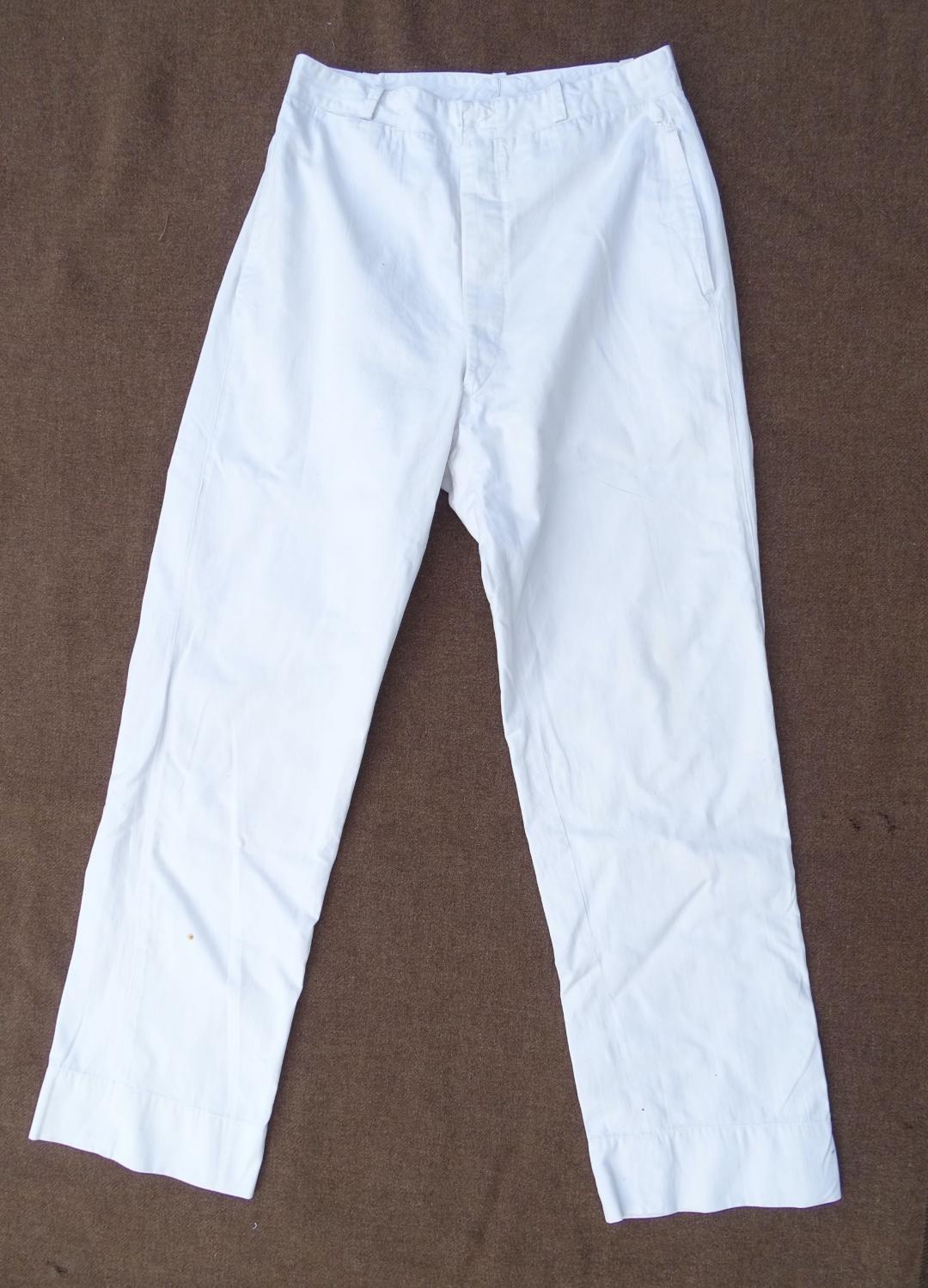 French colonial trousers Cotton