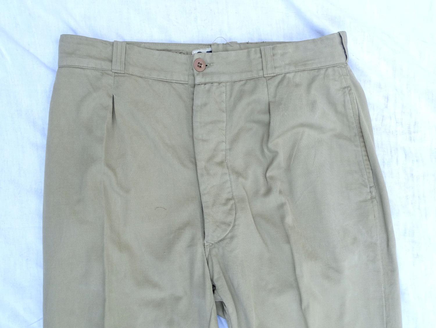 French army pants Chino 47/52  Size 84 cm.