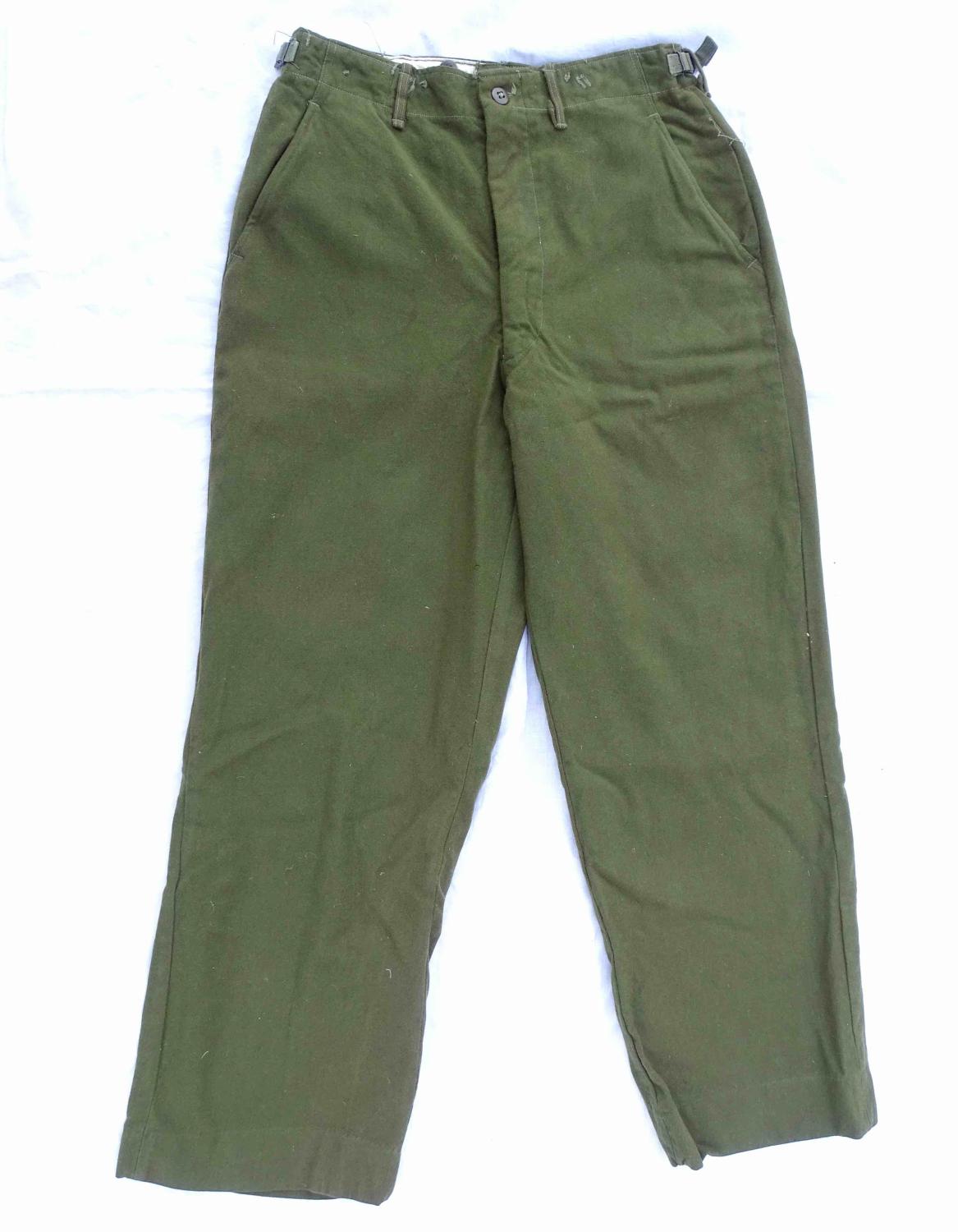 Pantalon laine M-1951.  Regular Small. Guerre de Cor&eacute;e