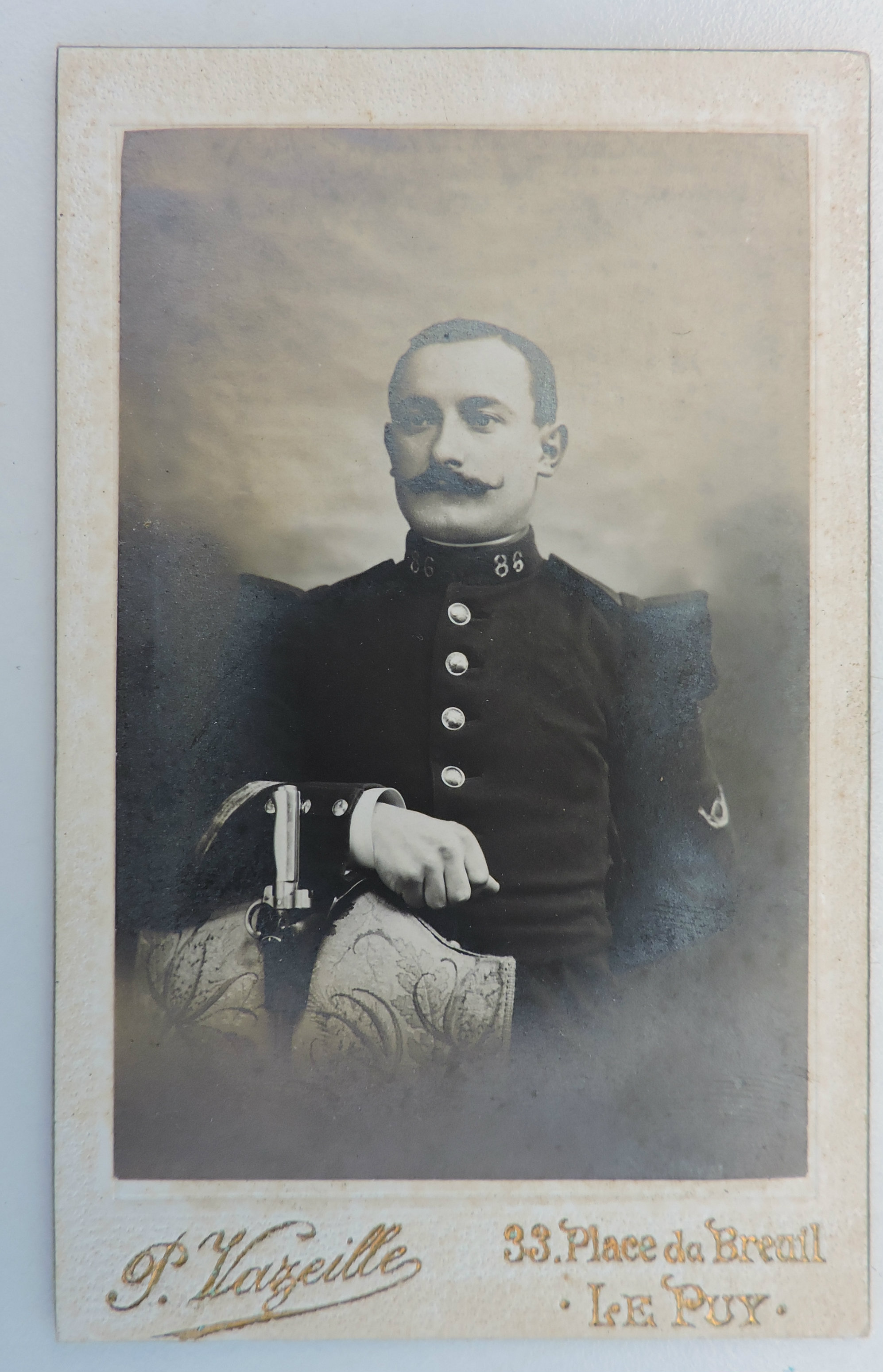 Photo CDV 86&deg; R&eacute;giment d&#039;Infanterie Le Puy