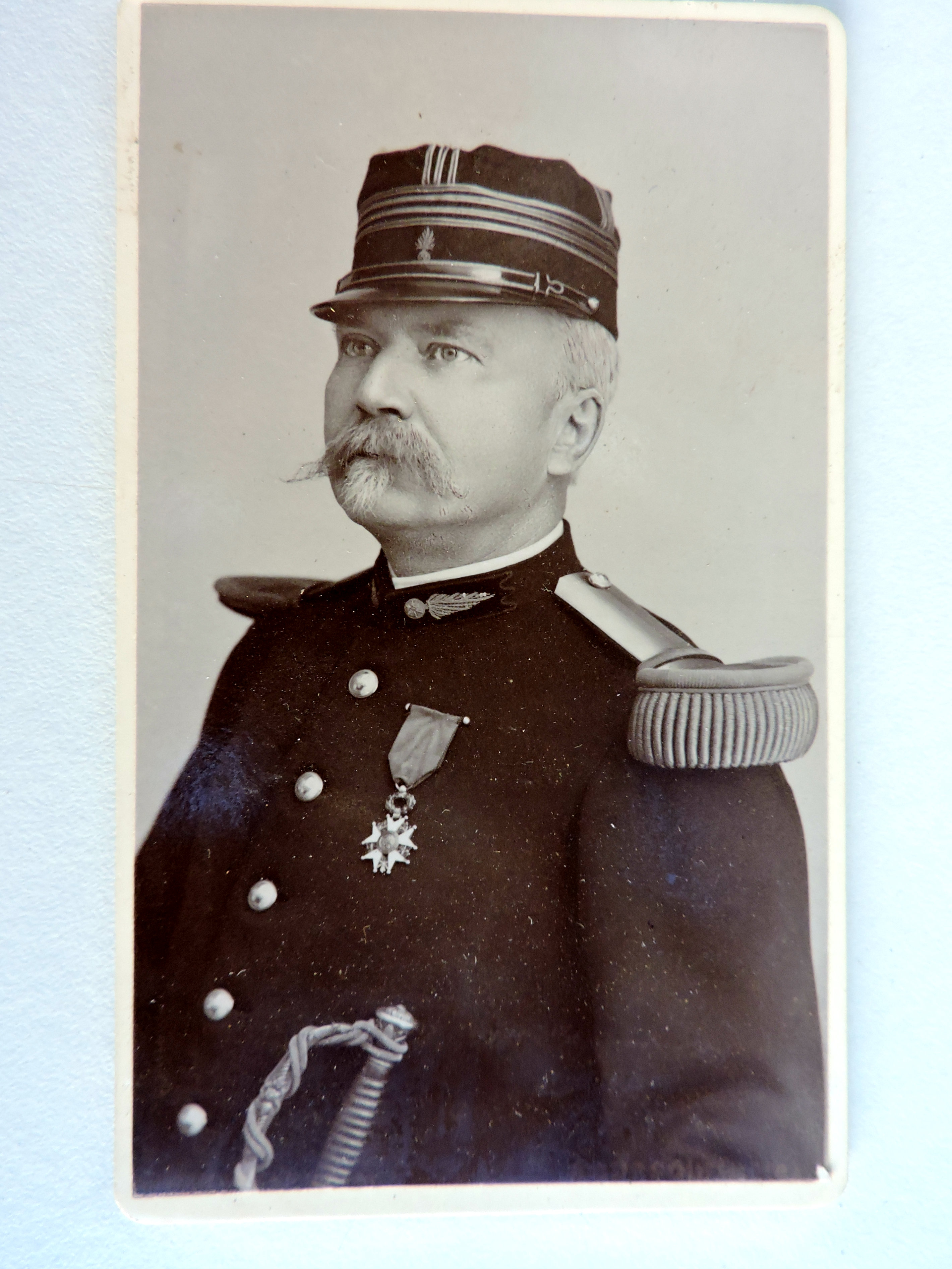 Photo CDV Commandant d&#039;Infanterie, L&eacute;gion d&#039;honneur