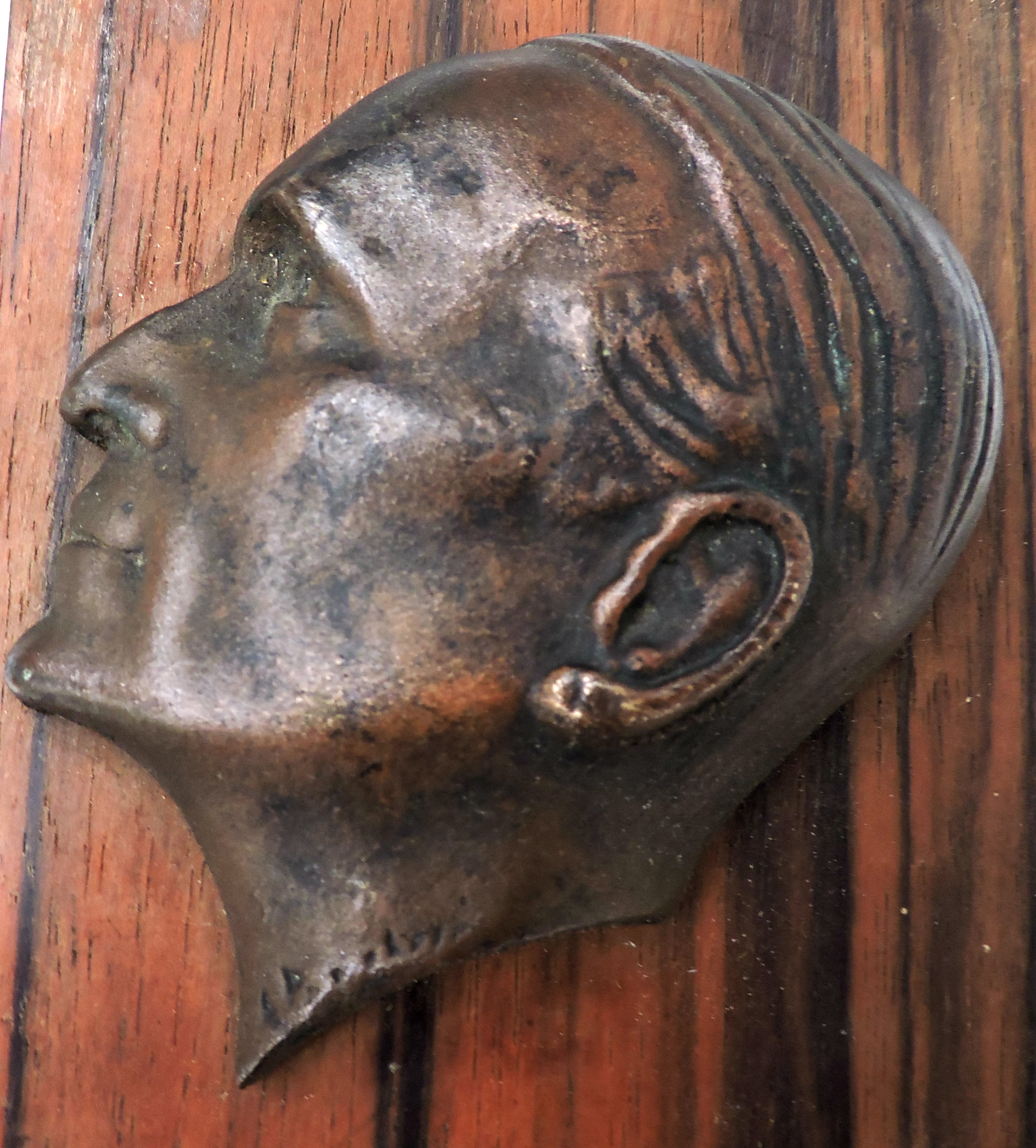 Portrait en bronze du Colonel de la Rocque PSF Croix de feu