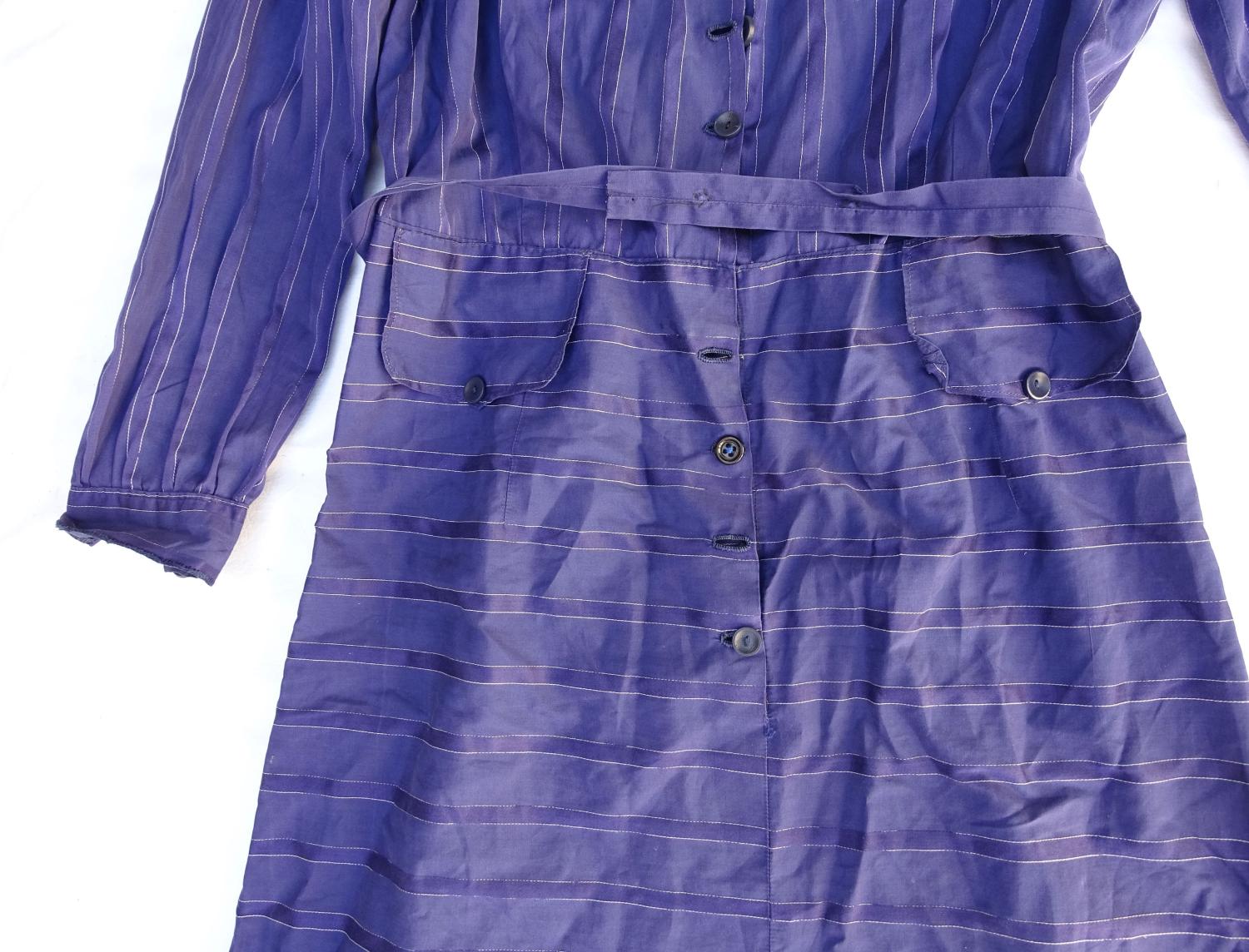 Robe blouse de paysanne   ann&eacute;es 50 Satin de coton