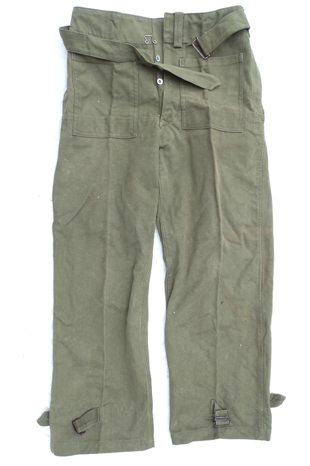 French military trouser Cotton canvas