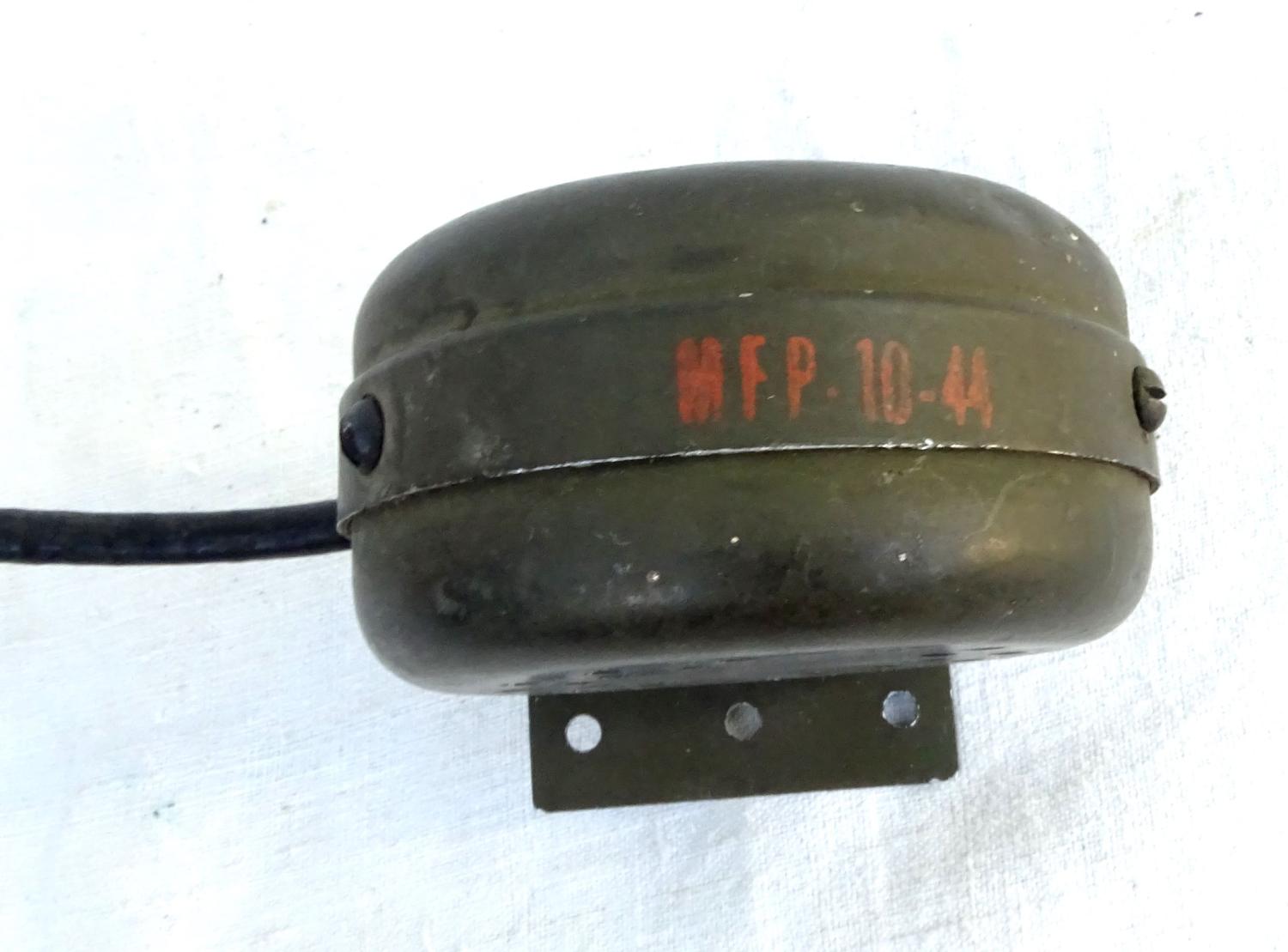 Sonnette, resonator M-356-E pour d&eacute;tecteur de mines US. 1944