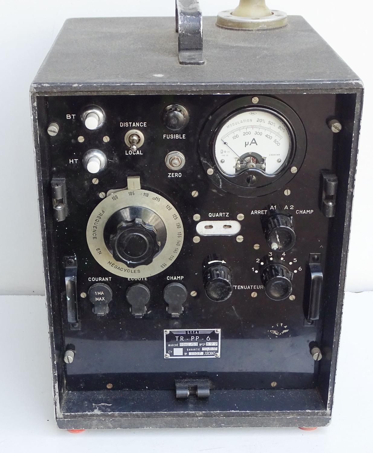 Testeur VHF  TR-PP-6 Socrat. Arm&eacute;e de l&#039;Air 1953