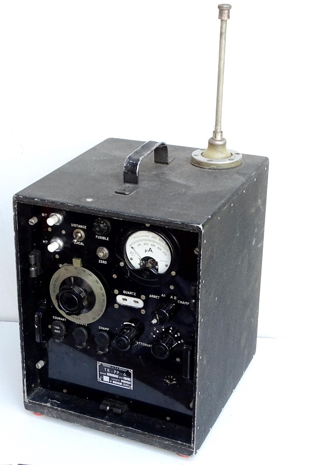Testeur VHF  TR-PP-6 Socrat. Arm&eacute;e de l&#039;Air 1953