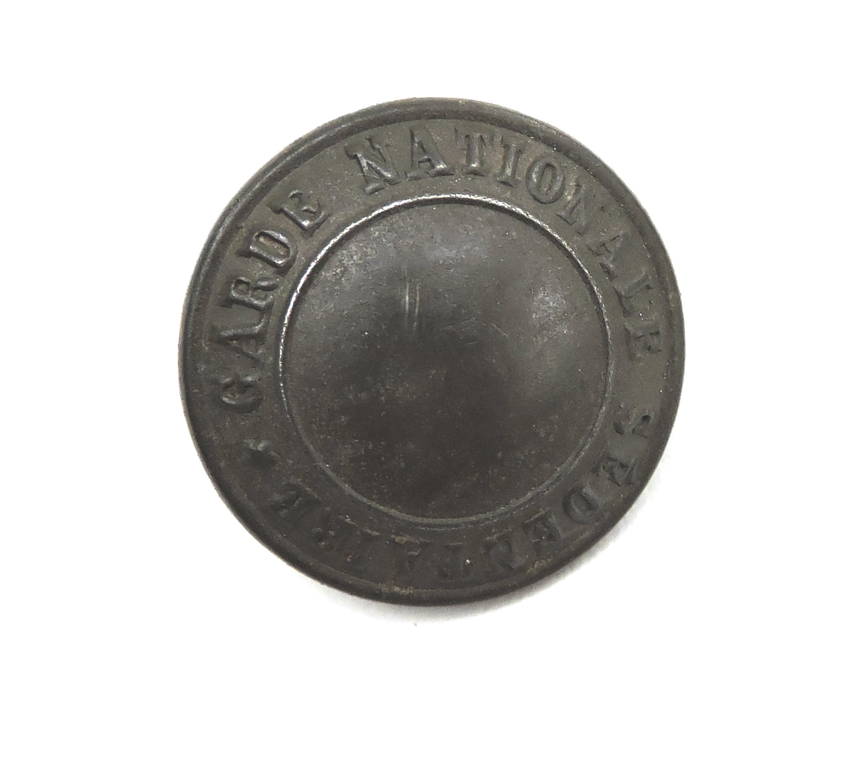 1871-17 mm BOUTON GARDE NATIONALE SEDENTAIRE 1870 
