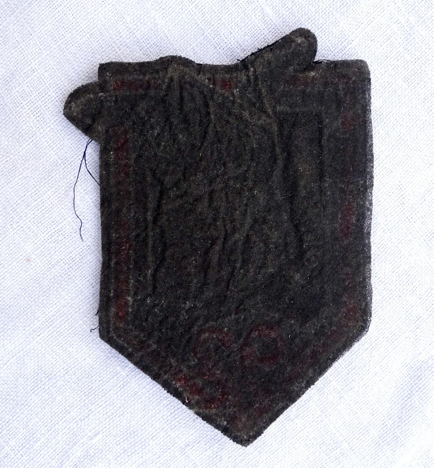 Ecusson tissu brod&eacute; du 92&deg; r&eacute;giment d&#039;Infanterie