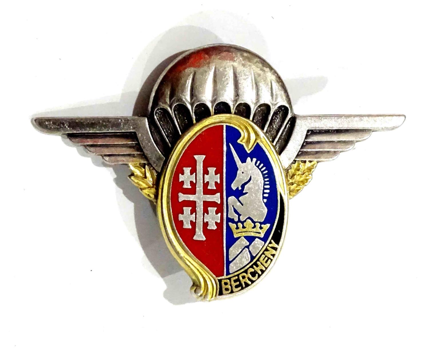 Insigne 1&deg; R&eacute;giment de Hussards Parachutistes. Balme