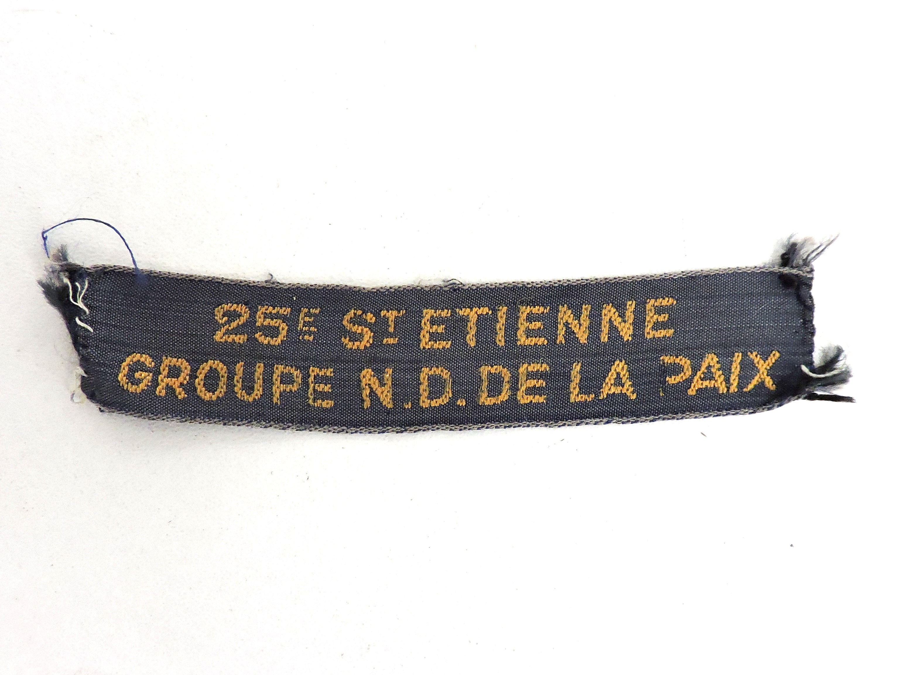 Insigne de groupe 25&deg; Saint Etienne  N.D.de la Paix