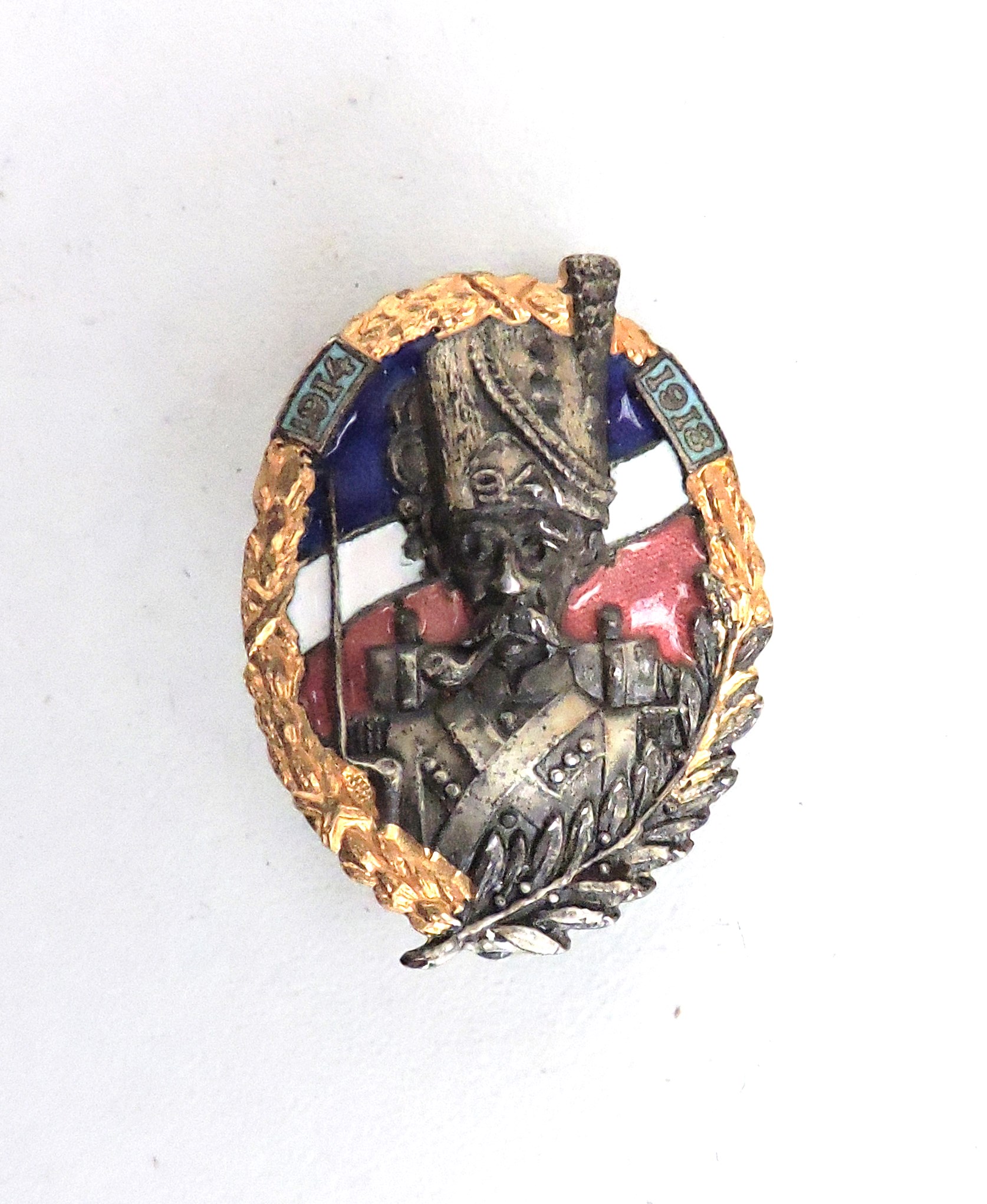 Insigne du 94&deg; R&eacute;giment d&#039;Infanterie Chobillon &eacute;mail