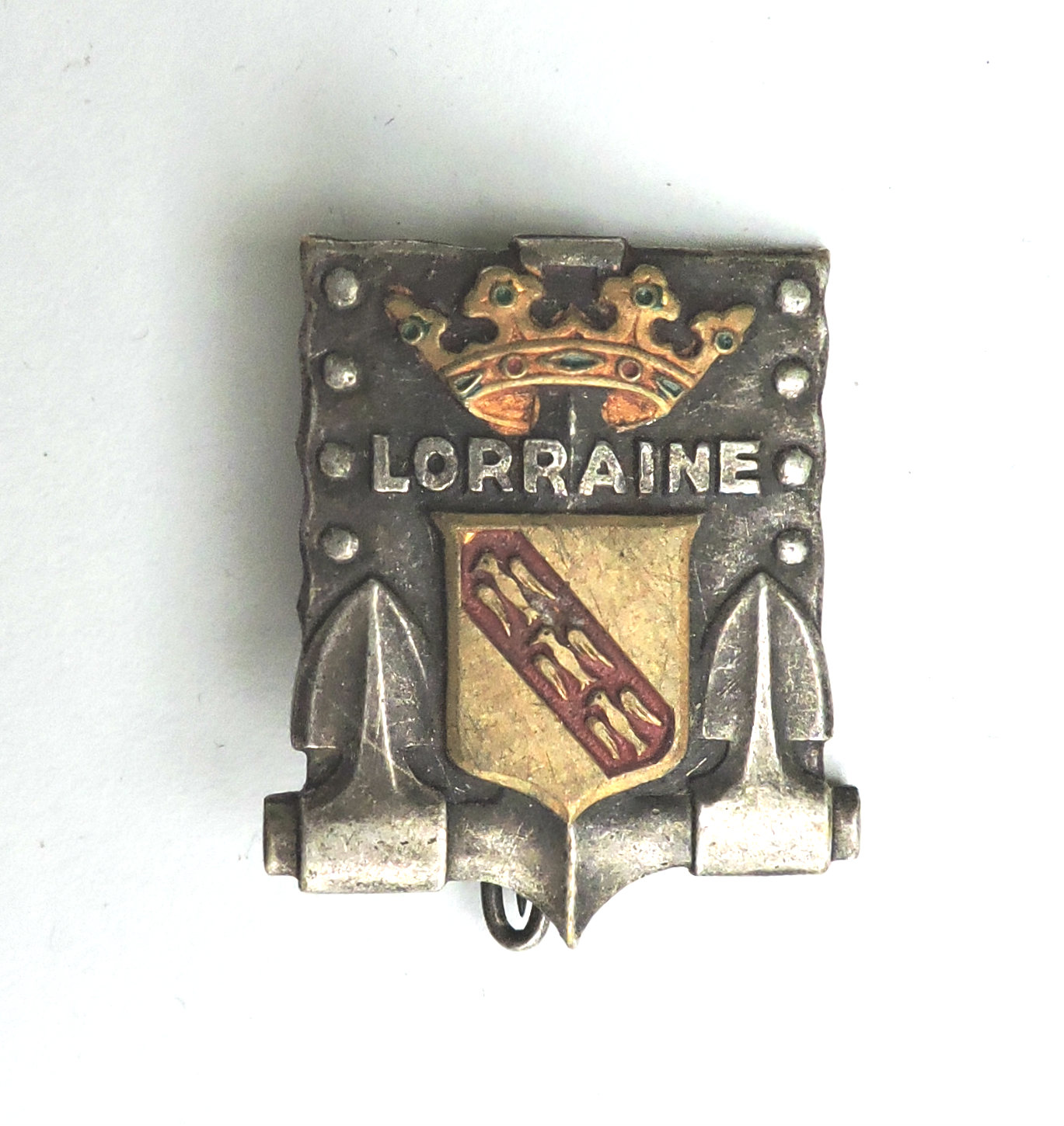 Insigne Marine Batiment de Ligne Lorraine Drago peint