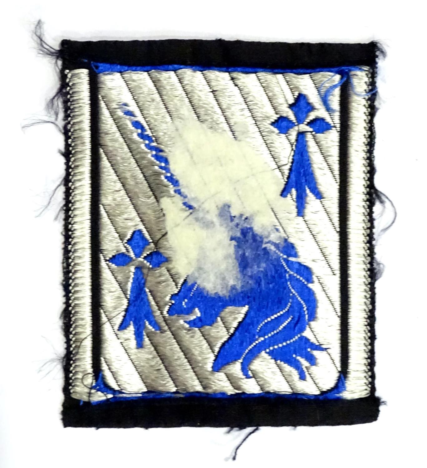 Insigne tissu 20&deg; Division d&#039;Infanterie  Epoque Guerre d&#039;Alg&eacute;rie