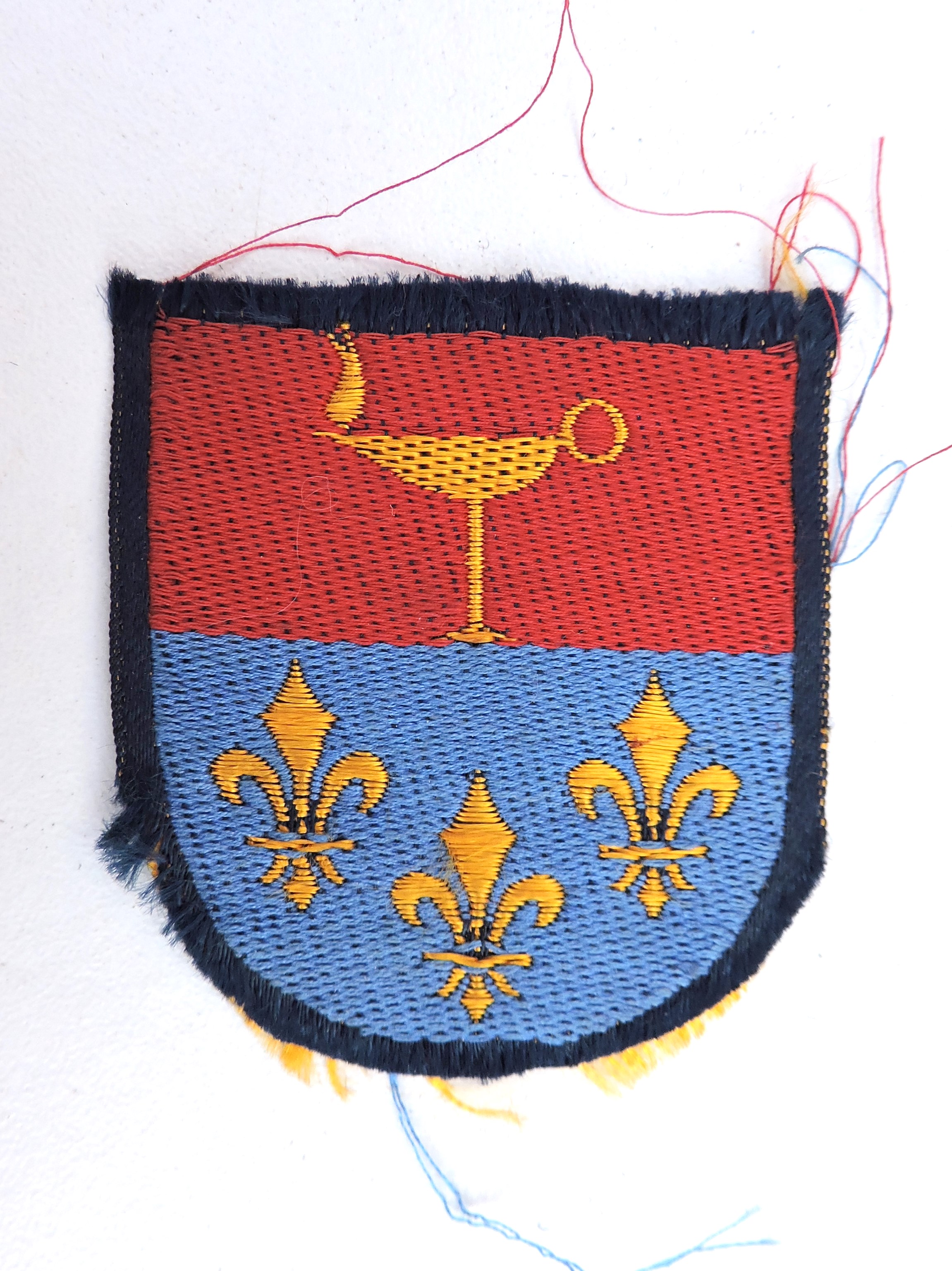 Insigne tissu Scouts de France  Sainte Genevi&egrave;ve