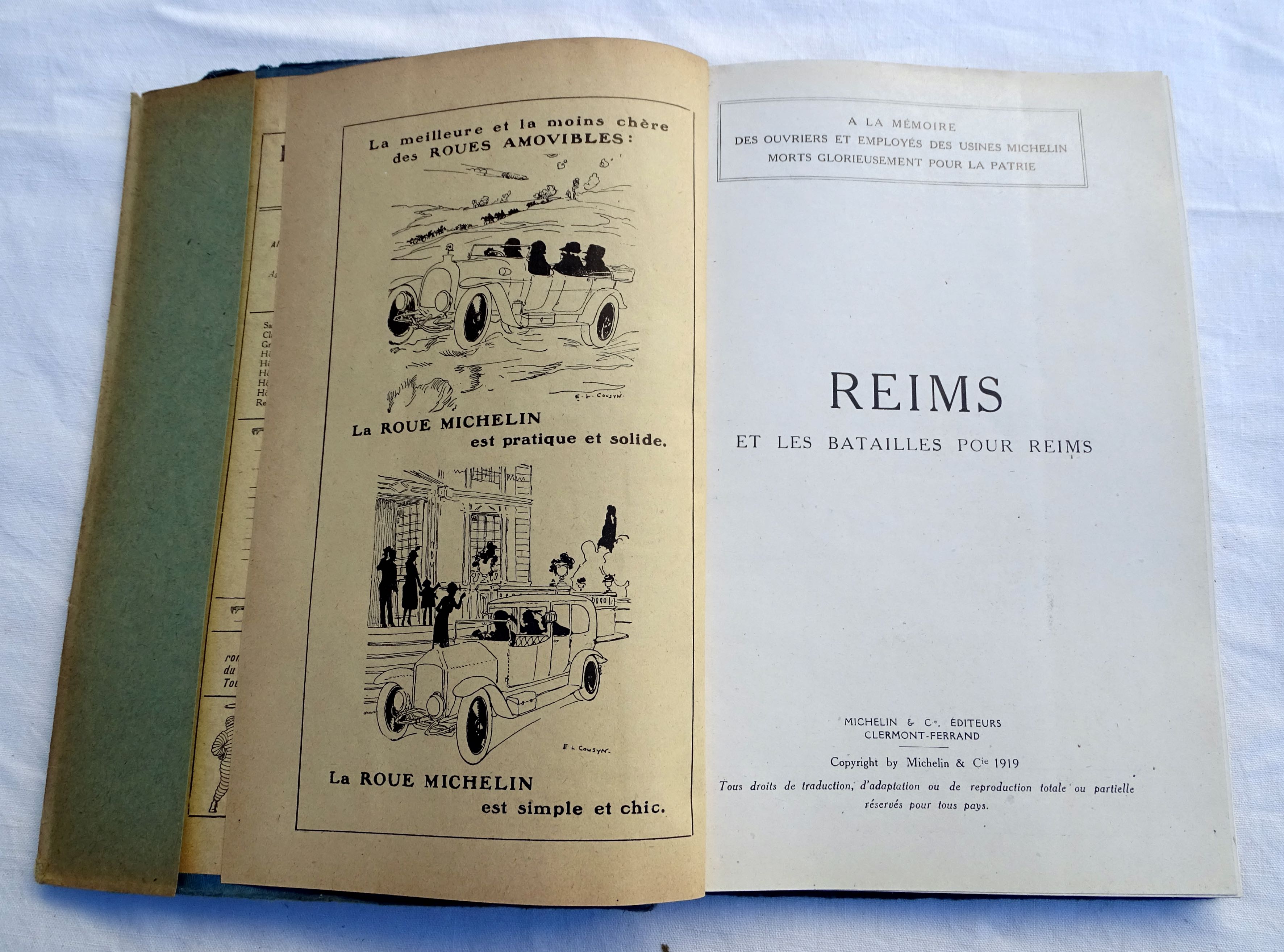 Reims et les batailles pour Reims  Guide Michelin des Champs de bataille 1914-1918