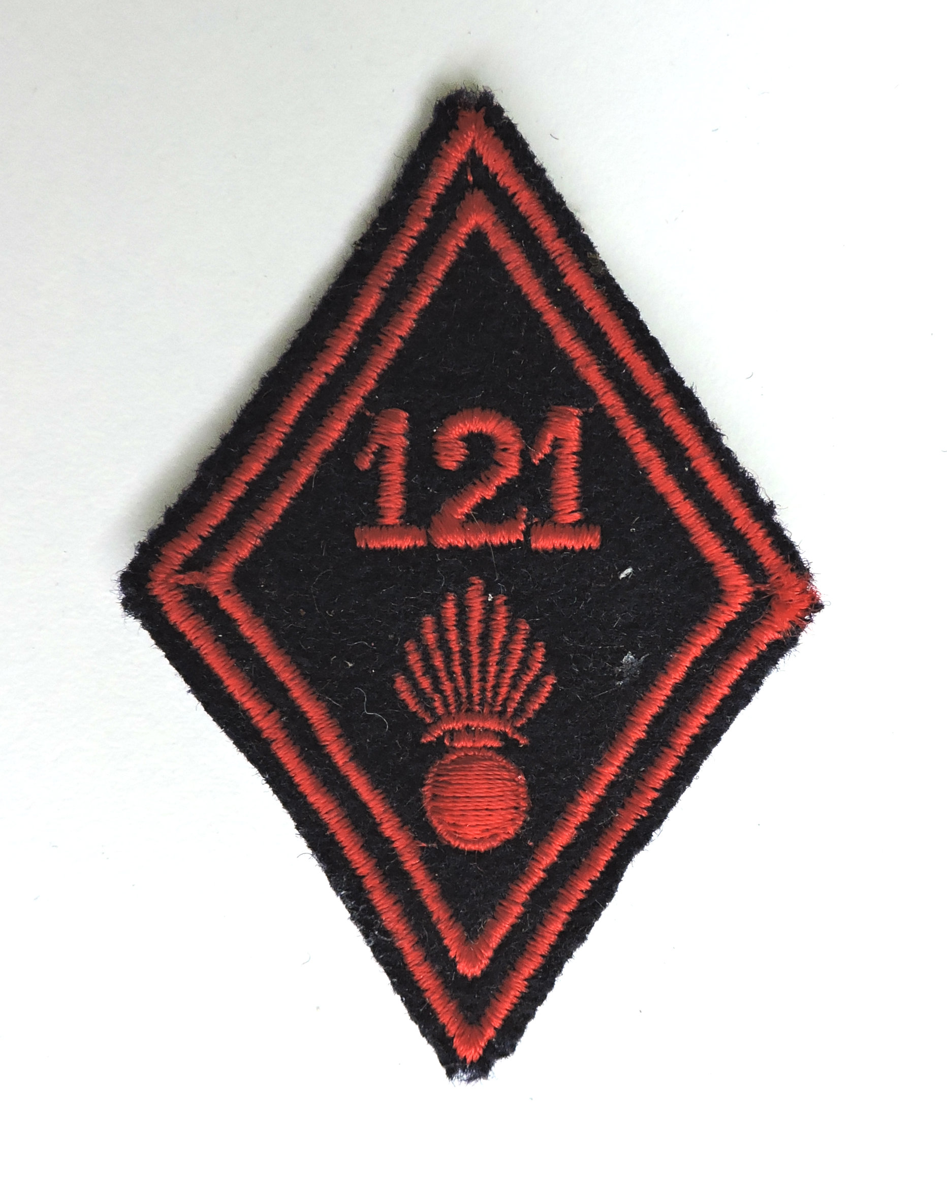 Losange 121&deg; R&eacute;giment d&#039;Infanterie