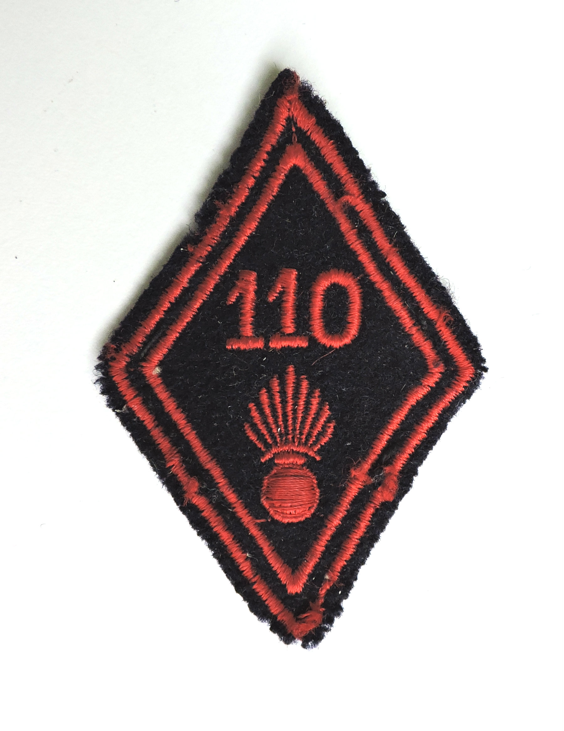 Losange 110&deg; R&eacute;giment d&#039;Infanterie