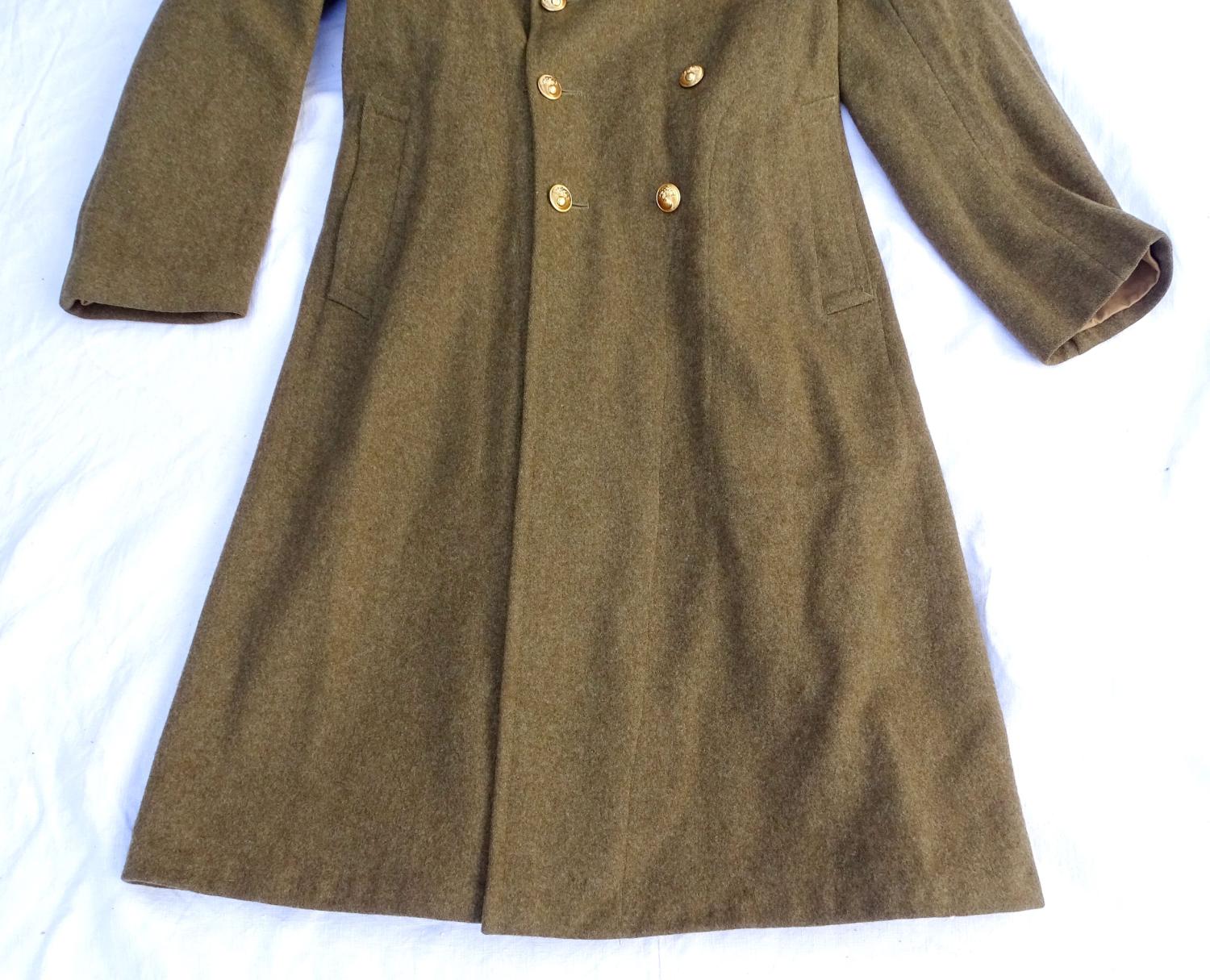 Overcoat wool melton OD 36L 1943