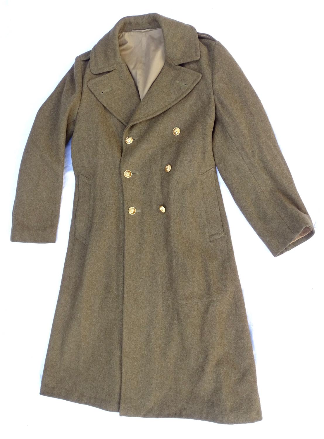 Overcoat wool melton OD 36L 1943